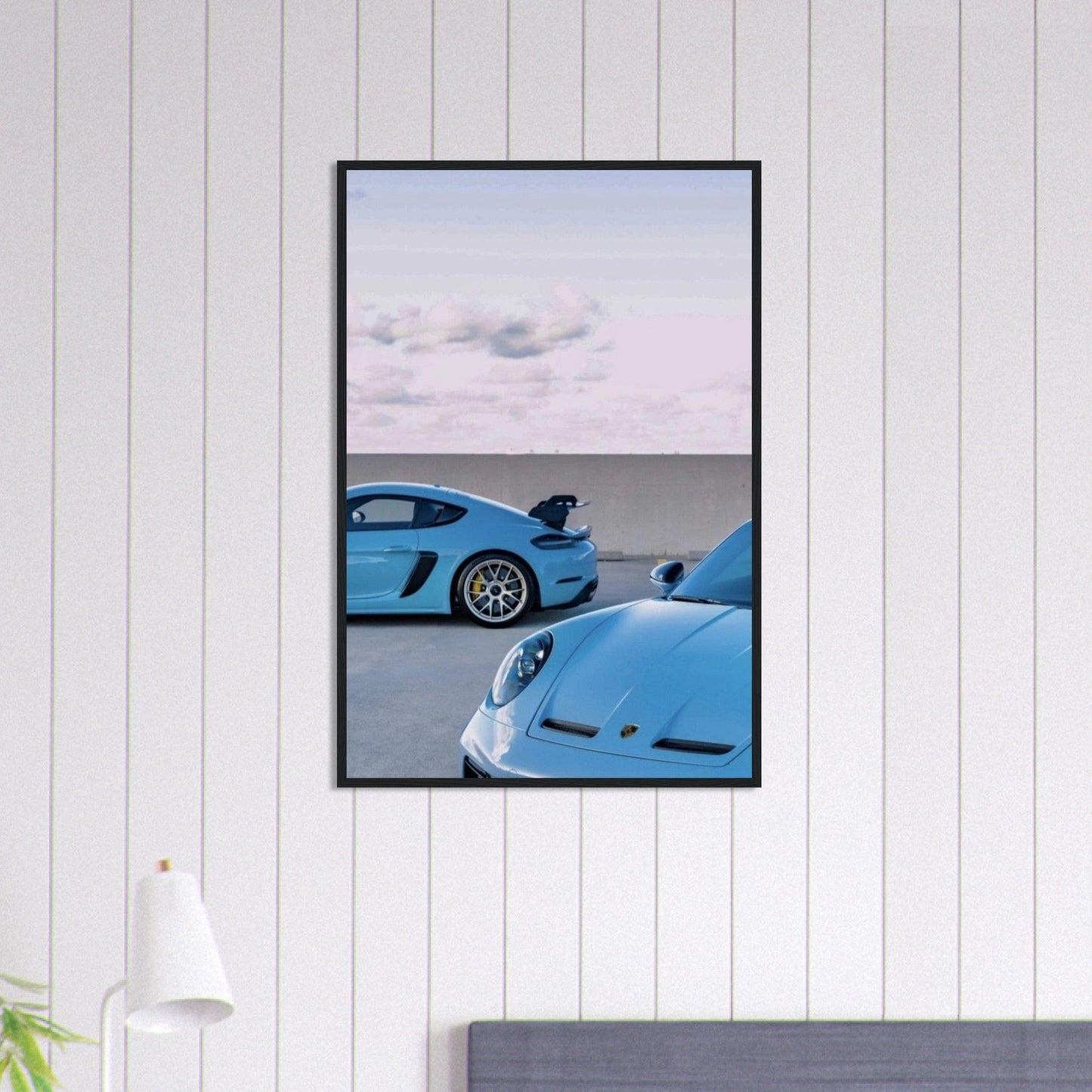 Canvanation Print Material 60x90 cm / 24x36″ Tableau Parking Porsche