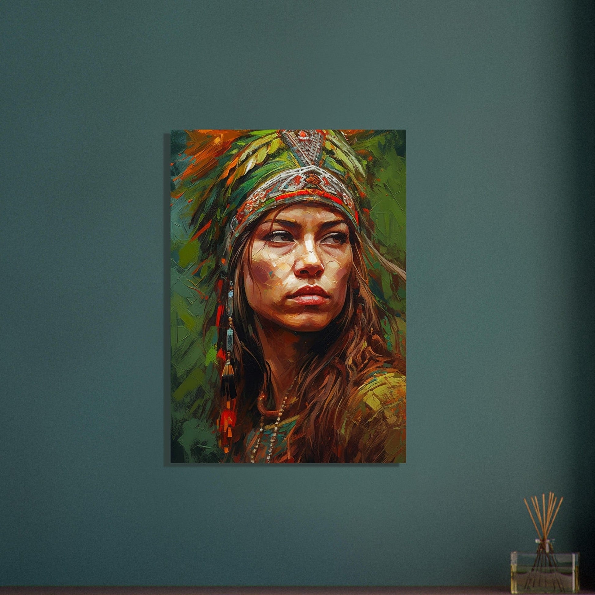 Gelato Print Material Portrait Femme Peinture Classique