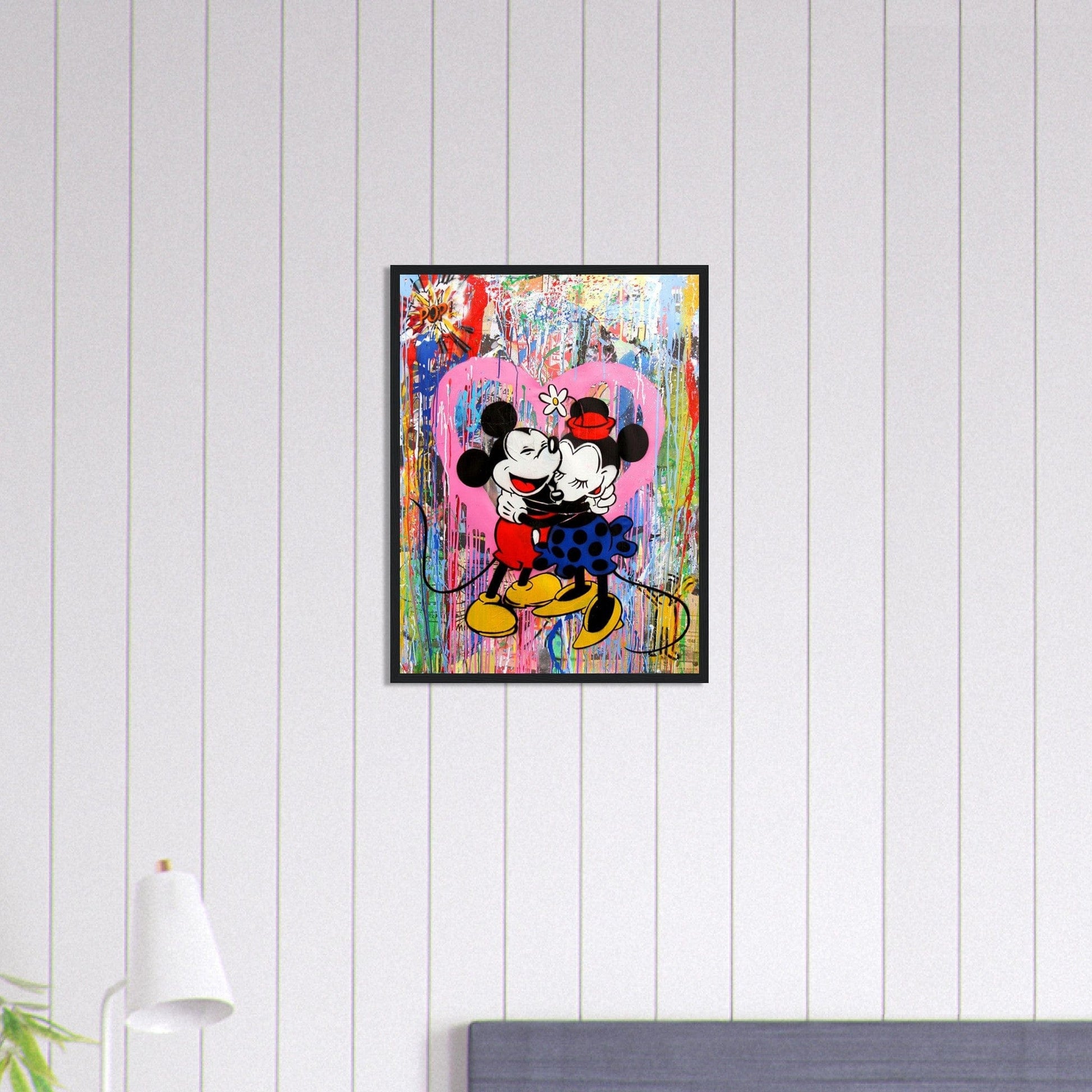 Gelato Print Material Minnie Mickey Tableau