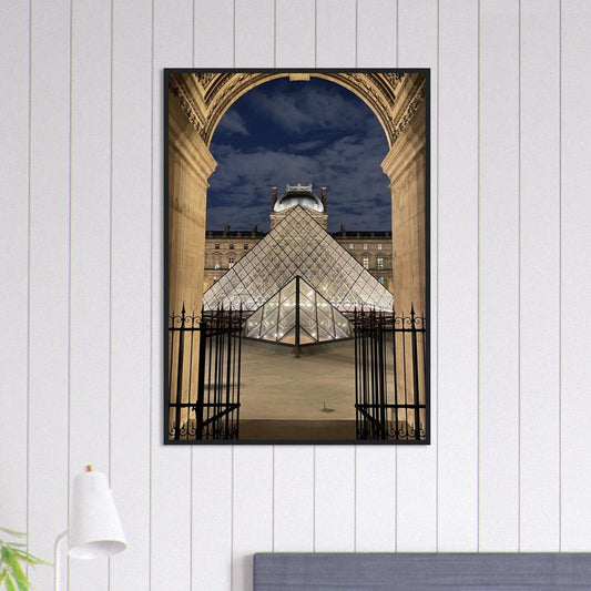 Canvanation Print Material 70x100 cm / 28x40″ Tableau Paris Louvre