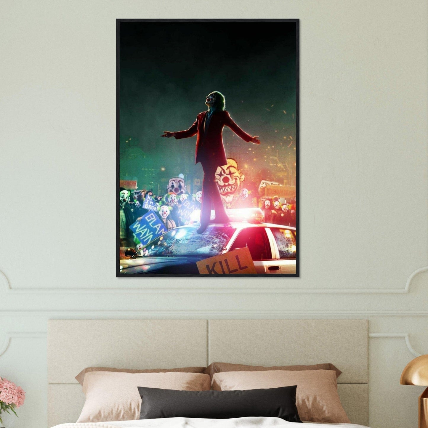 Canvanation Print Material 70x100 cm / 28x40″ Tableau Joker Pop Art