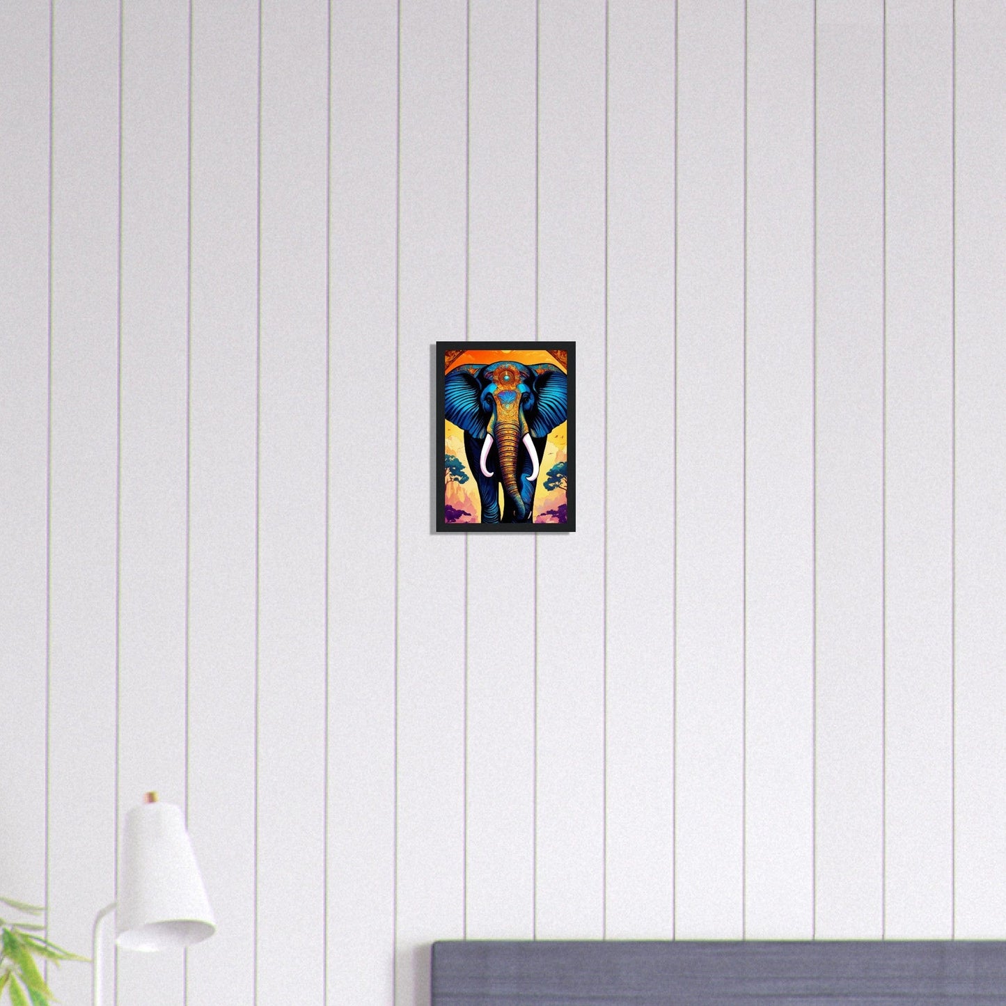Canvanation Print Material A4 21x29.7 cm / 8x12″ Tableau Elephant Caresse D'ivoire