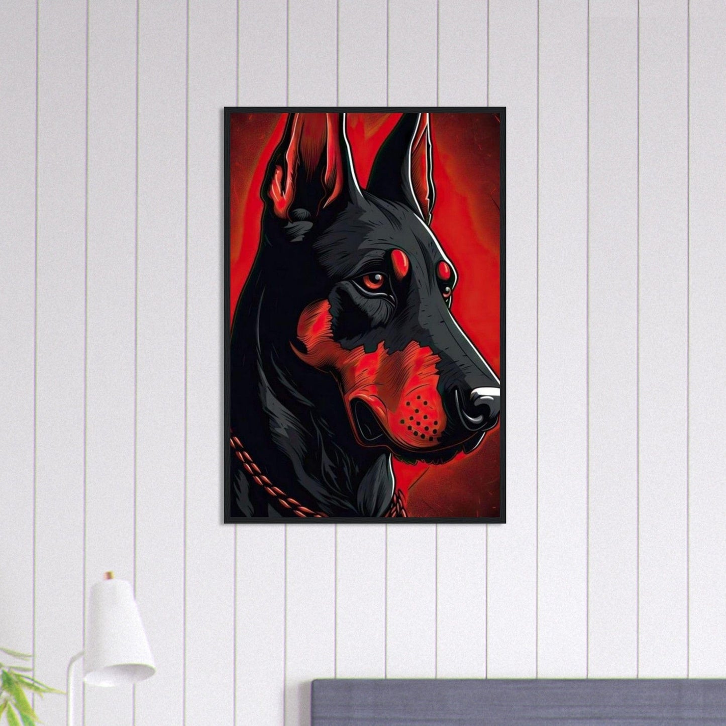 Canvanation Print Material 60x90 cm / 24x36″ Tableau Chien - Le monde à travers leurs yeux
