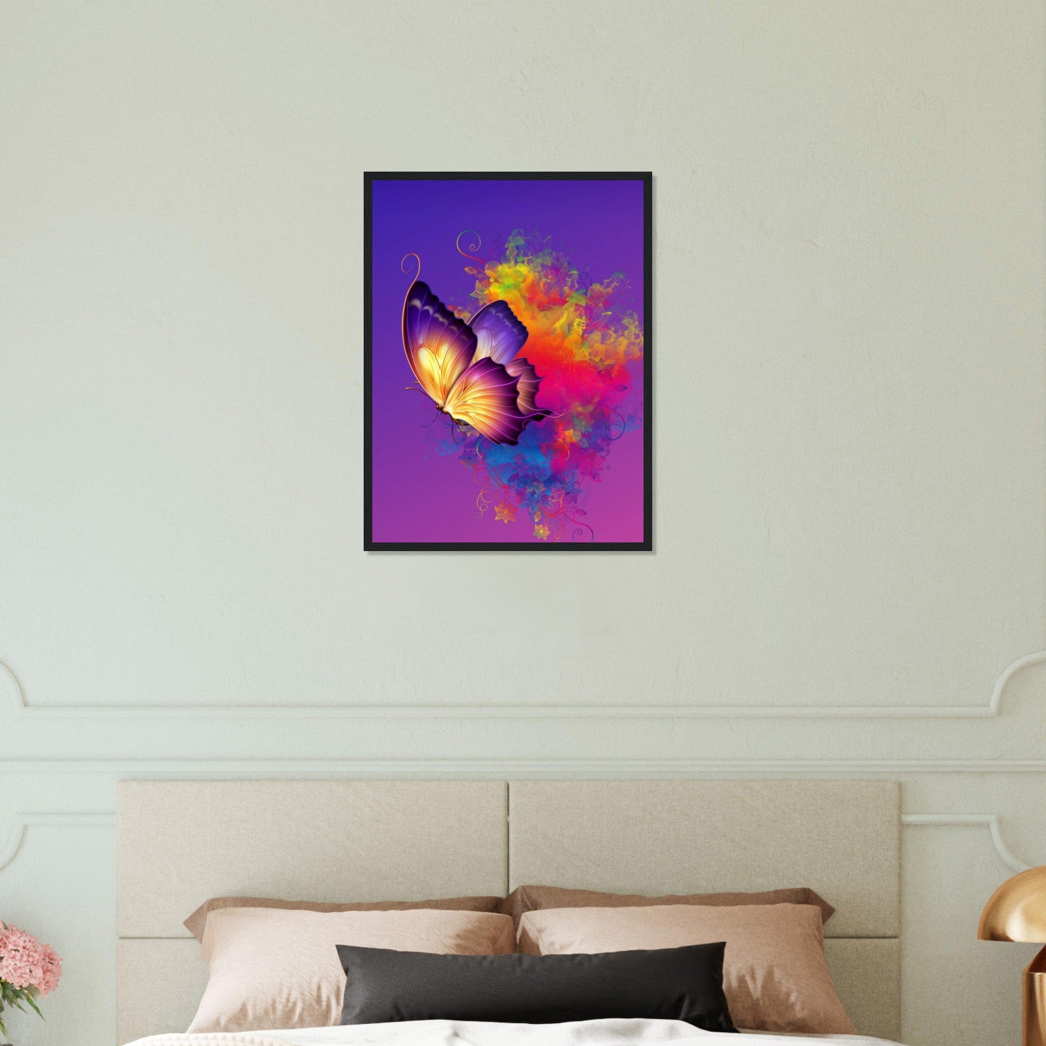 Gelato Print Material Peinture Papillon Moderne