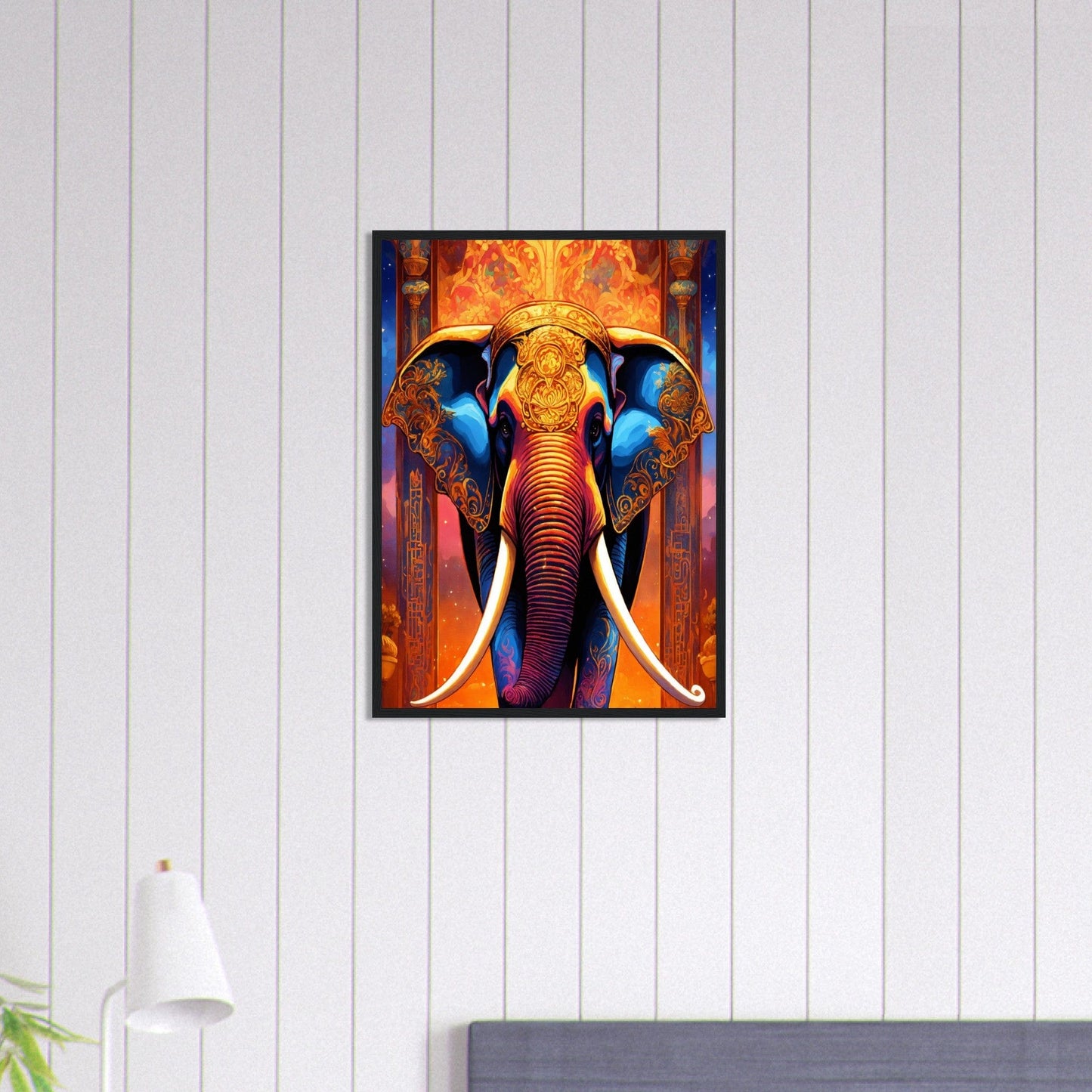 Canvanation Print Material 50x70 cm / 20x28″ Tableau Elephant Force Et Sagesse