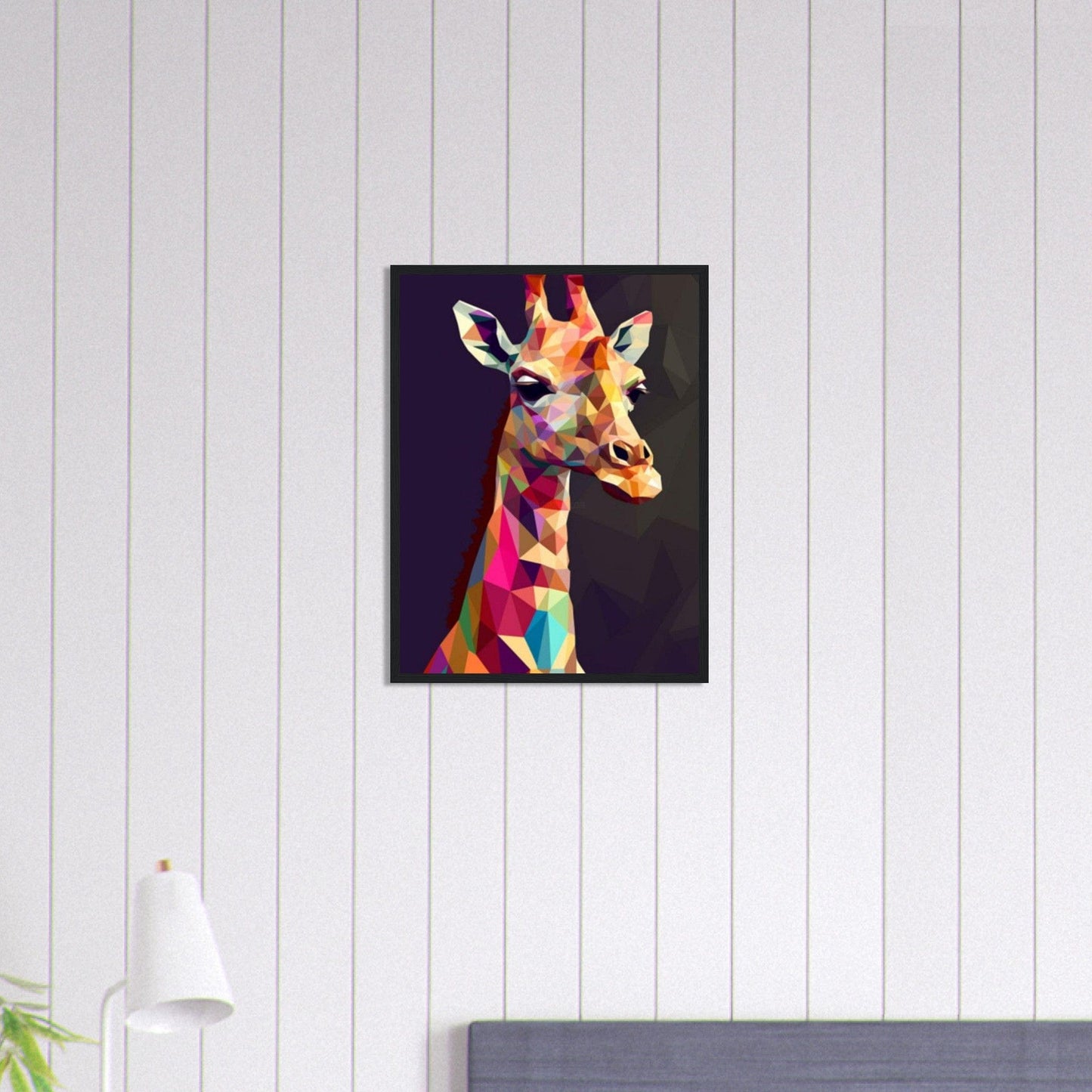 Gelato Print Material Peinture Girafe Moderne
