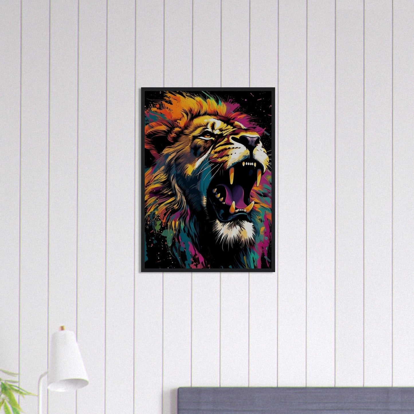 Canvanation Print Material 50x70 cm / 20x28″ Tableau Pop Art Lion