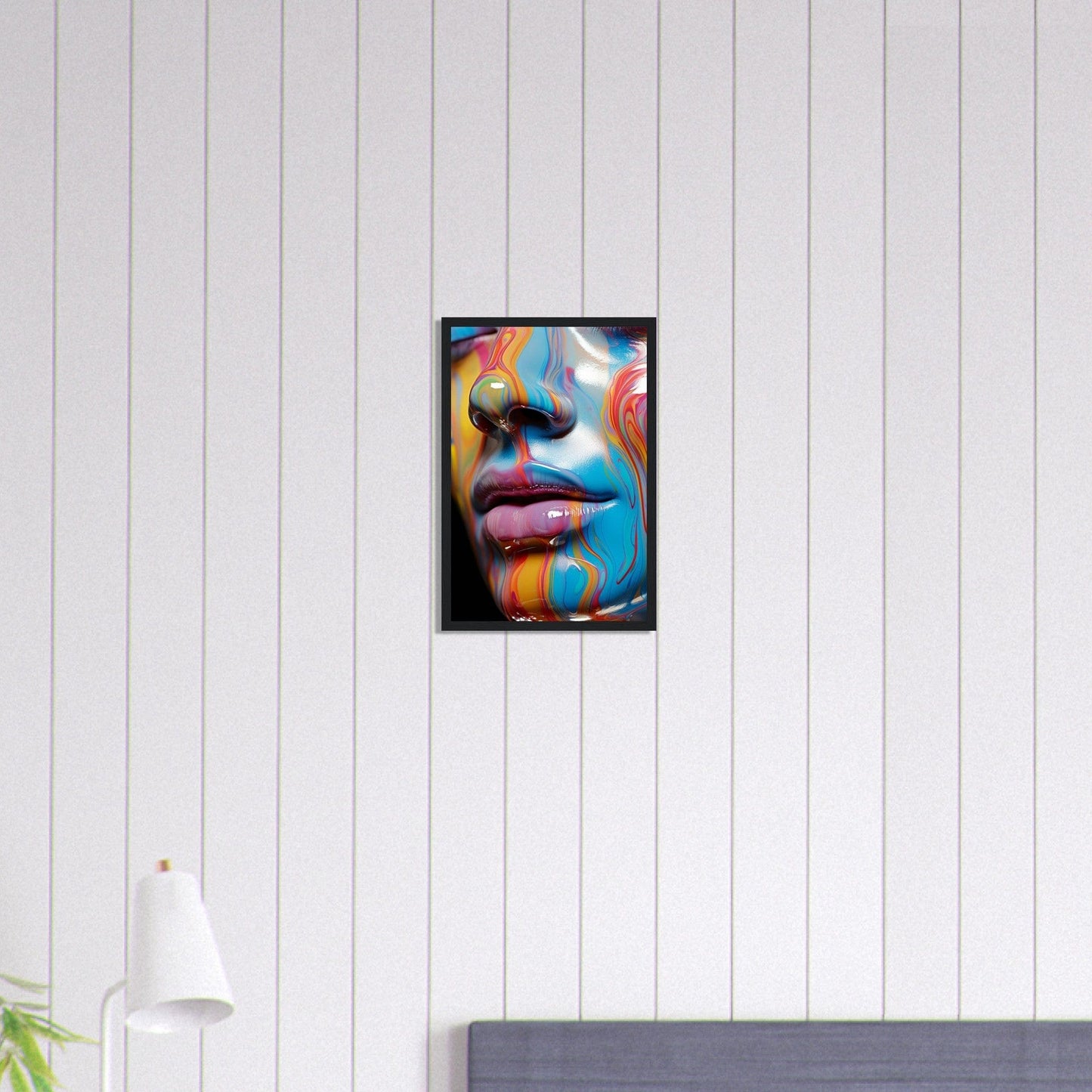 Canvanation Print Material 30x45 cm / 12x18″ Tableau Femme Mélange de Peinture