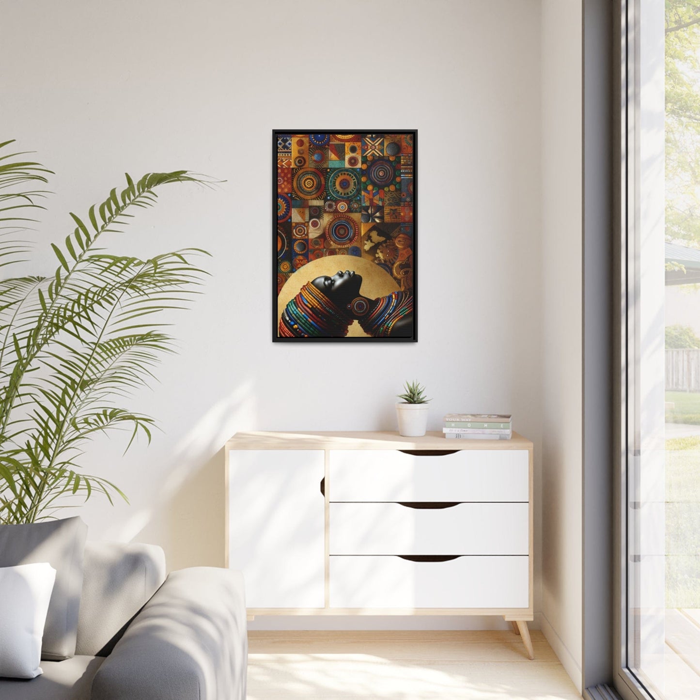 Printify Canvas Tableau "Femmes Africaines : Portraits d'élégance et de résilience"