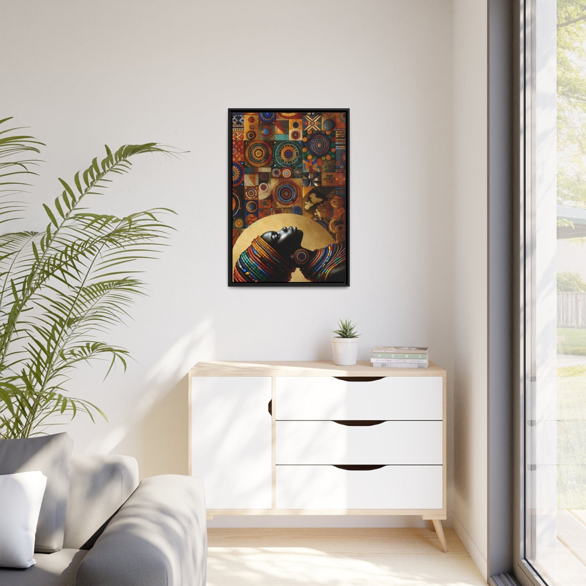 Printify Canvas Tableau "Femmes Africaines : Portraits d'élégance et de résilience"