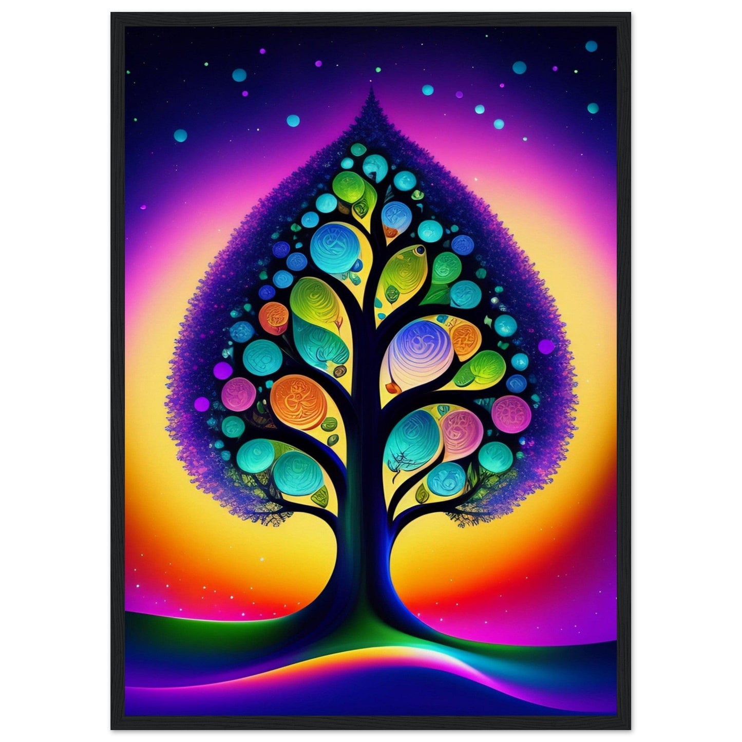 Canvanation Print Material 50x70 cm / 20x28″ Tableau Arbre De Vie L'Équilibre Naturel