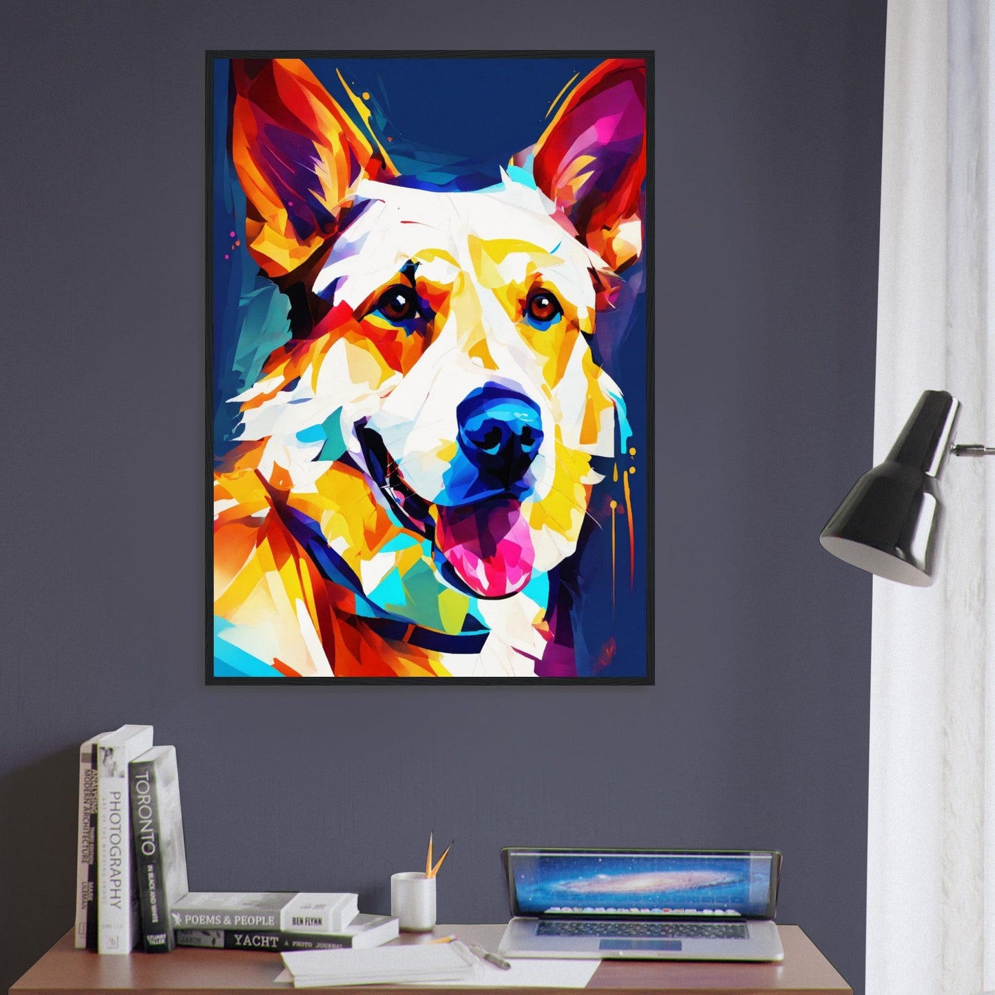 Canvanation Print Material Tableau Chien Esprit Libre