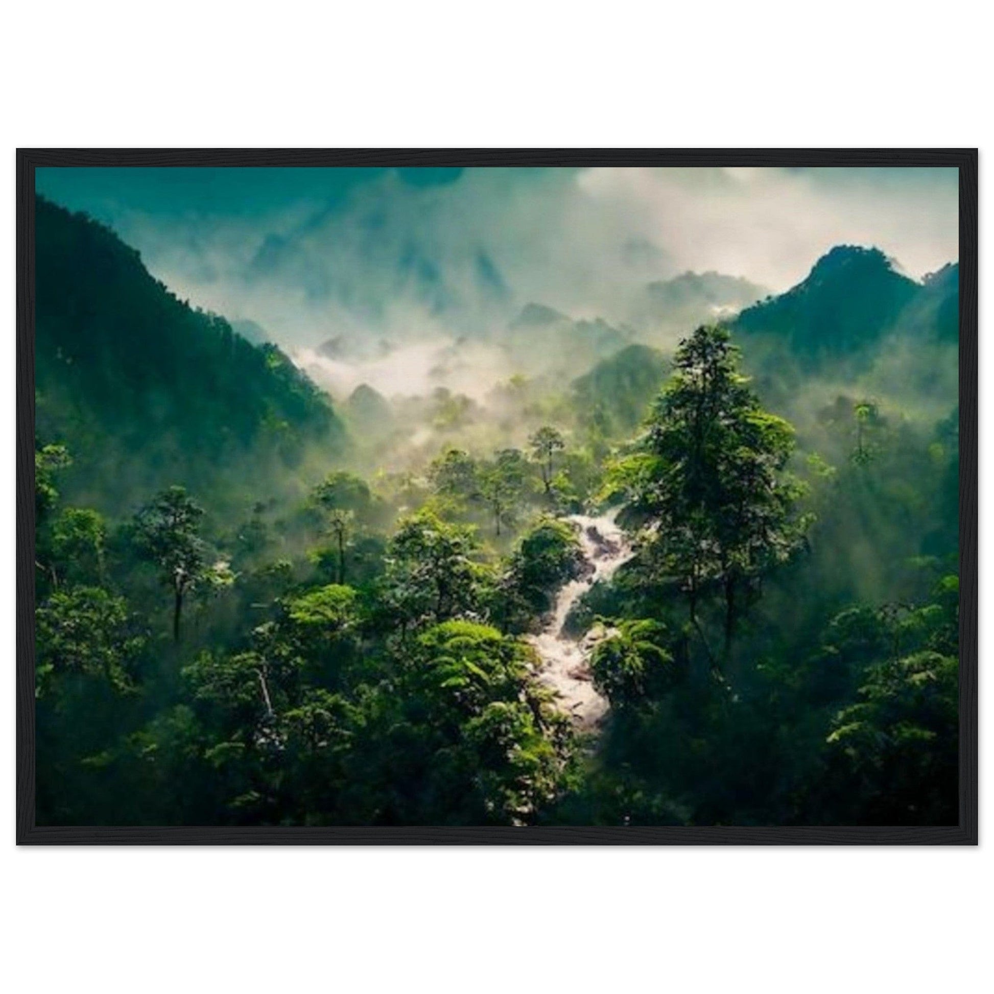 Gelato Print Material 50x70 cm / 20x28″ Peinture Panoramique Jungle