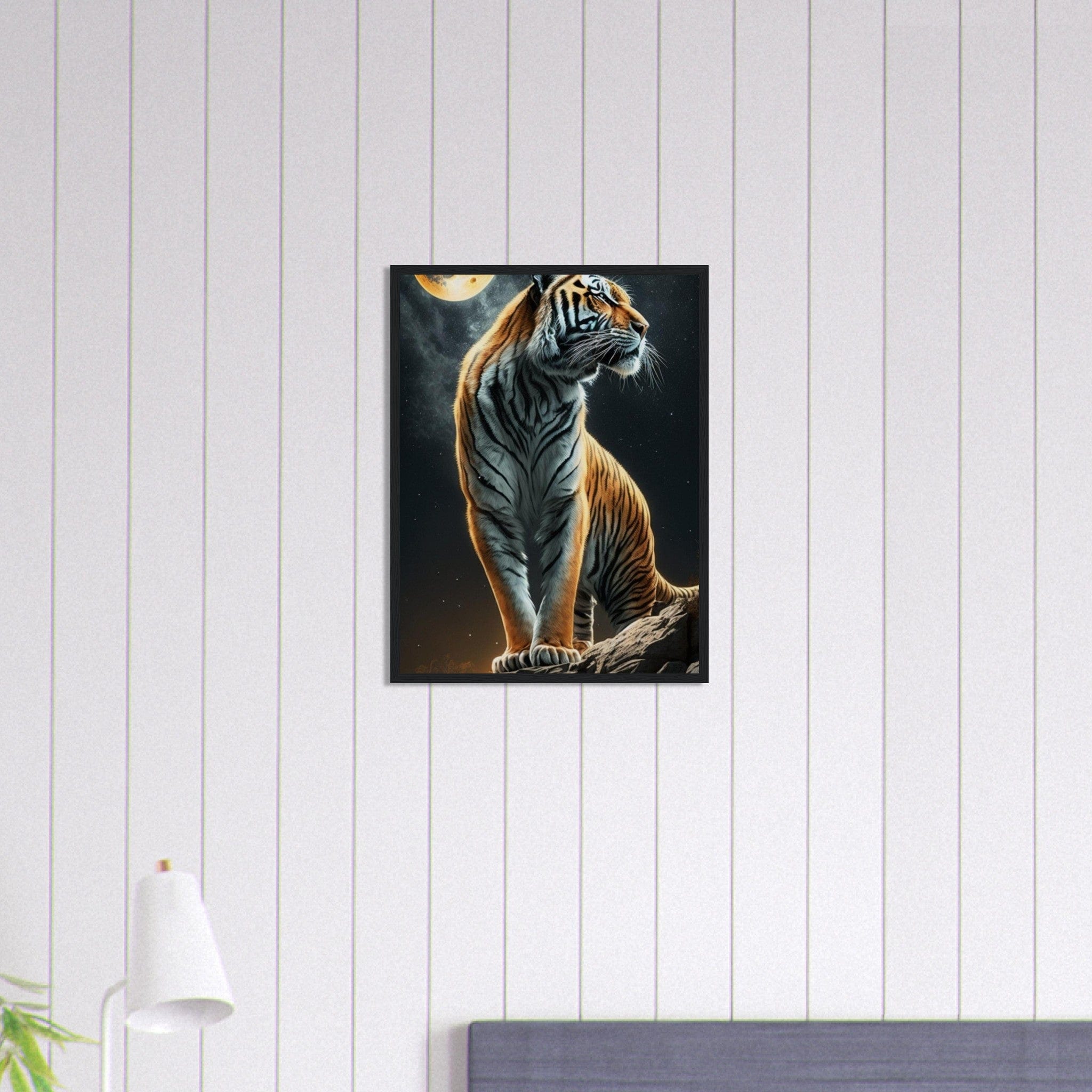 Canvanation Print Material Tableau Tigre Couleur