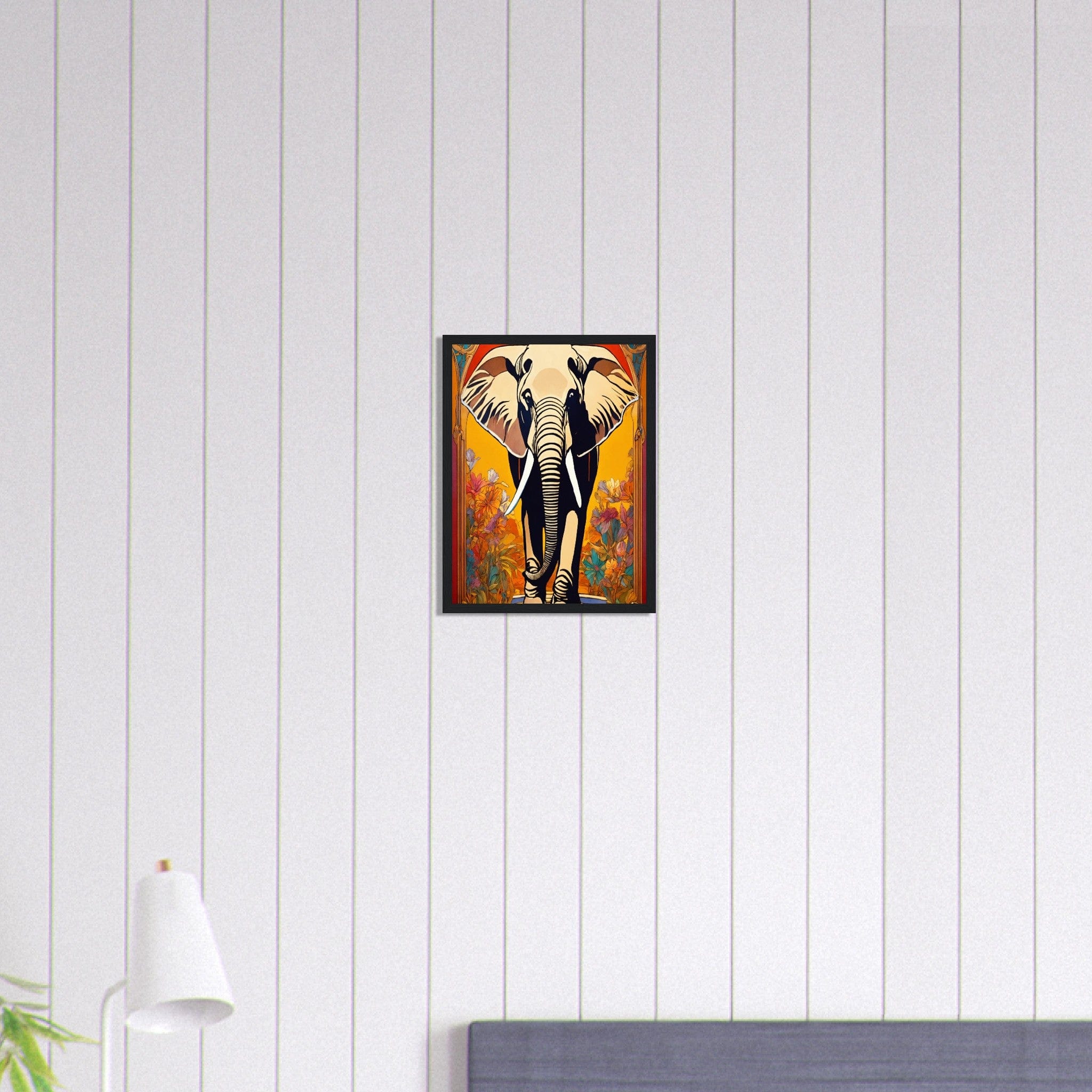 Canvanation Print Material 30x40 cm / 12x16″ Tableau Elephant Souvenirs d'Ébène
