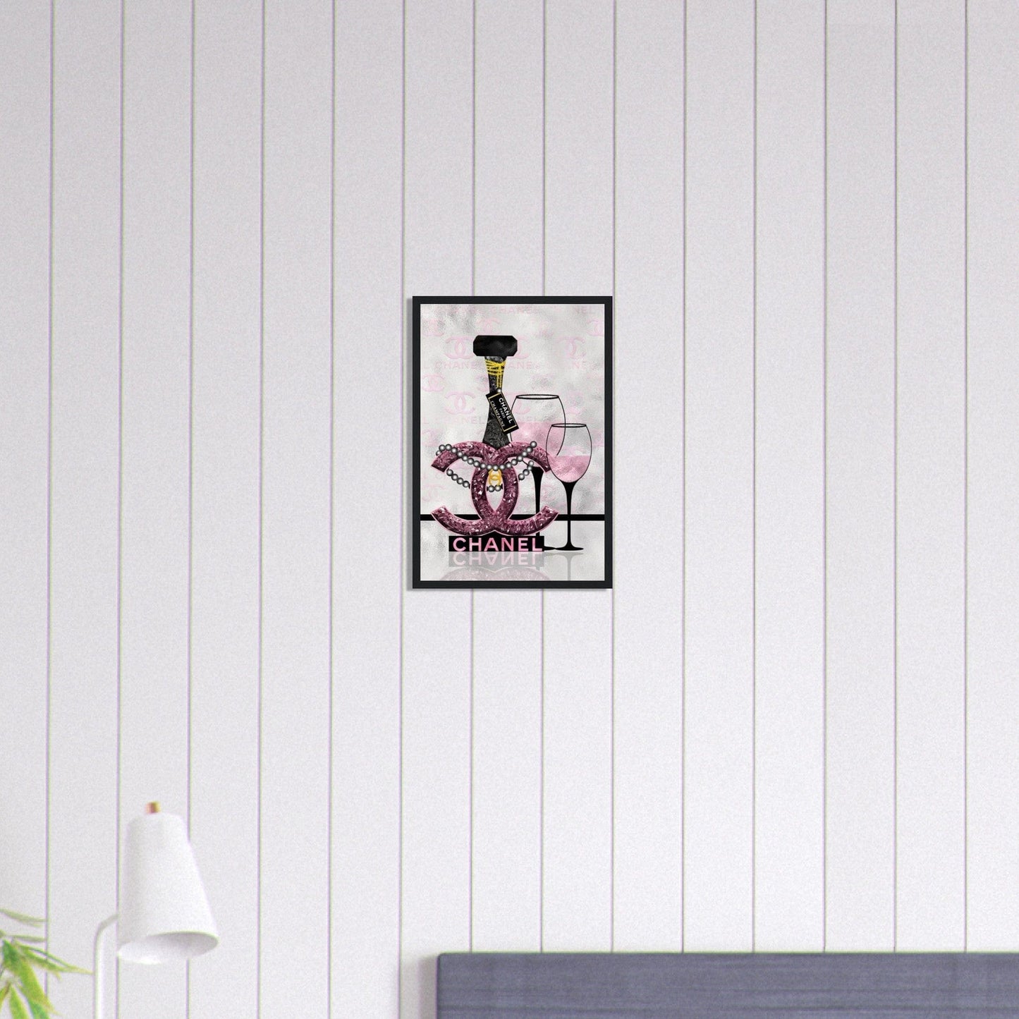 Canvanation Print Material 30x45 cm / 12x18″ Tableau Chanel Champagne