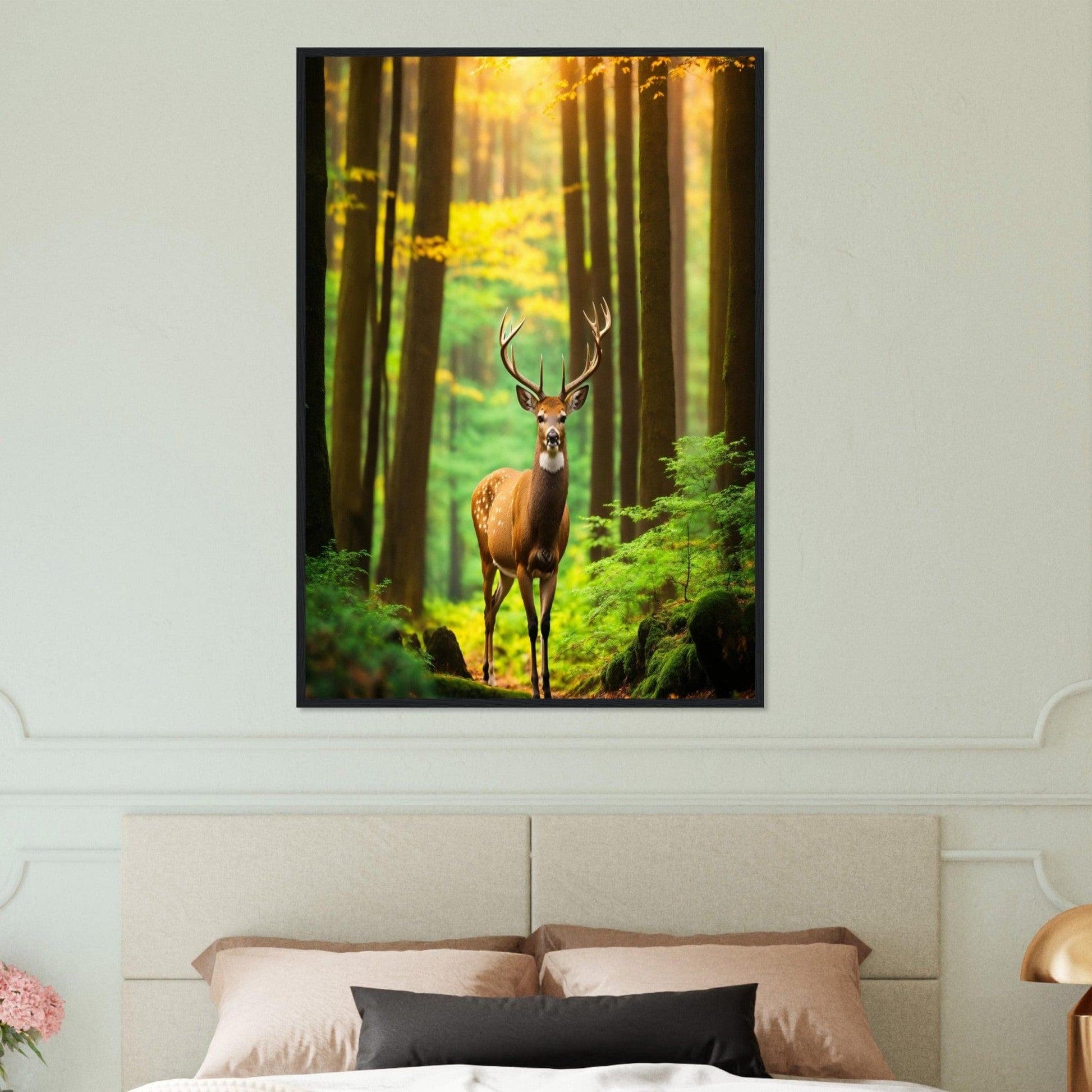 Canvanation Print Material Tableau Cerf Le Roi de la Forêt