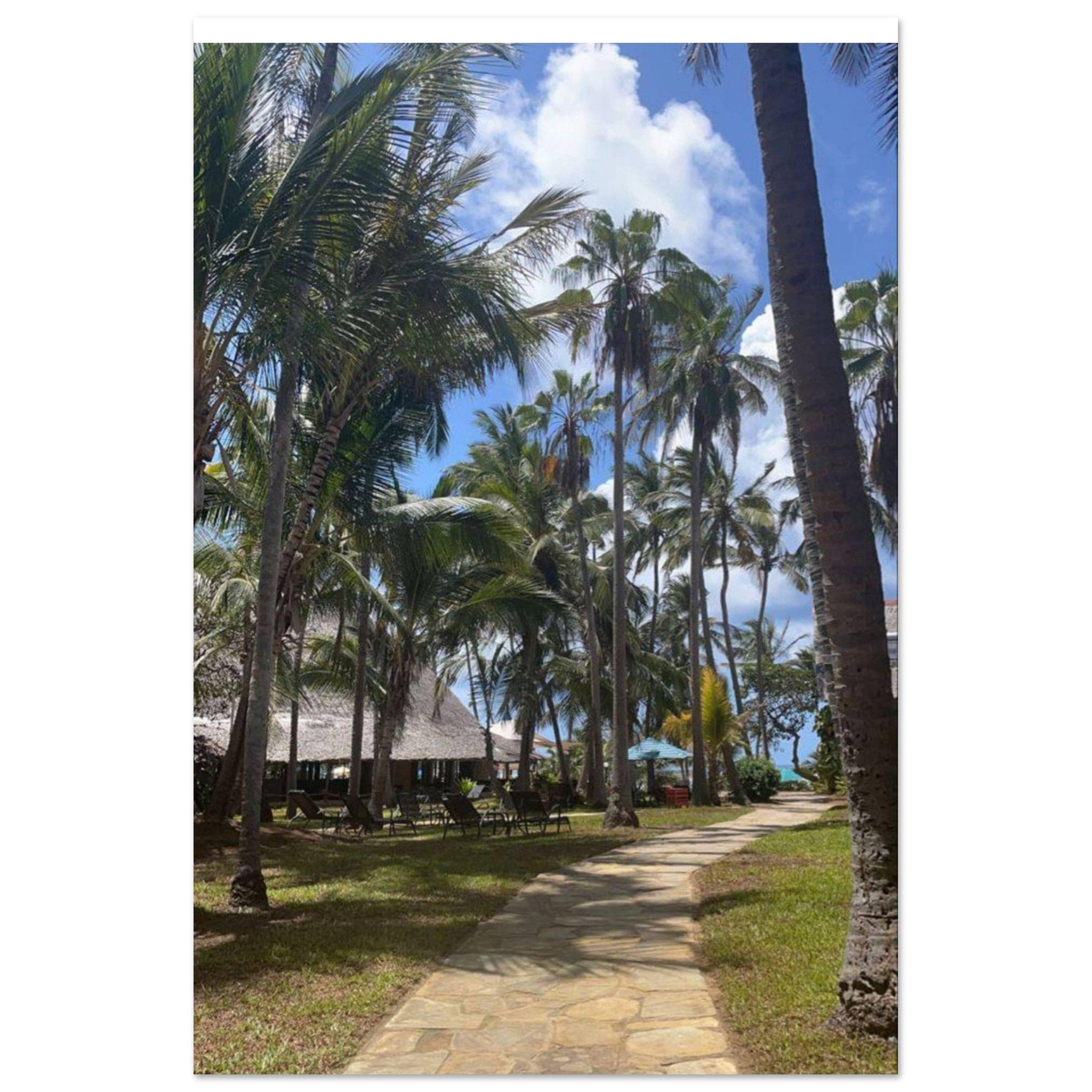 Gelato Print Material 60x90 cm / 24x36″ Affiche Africain Plage Tanzanie