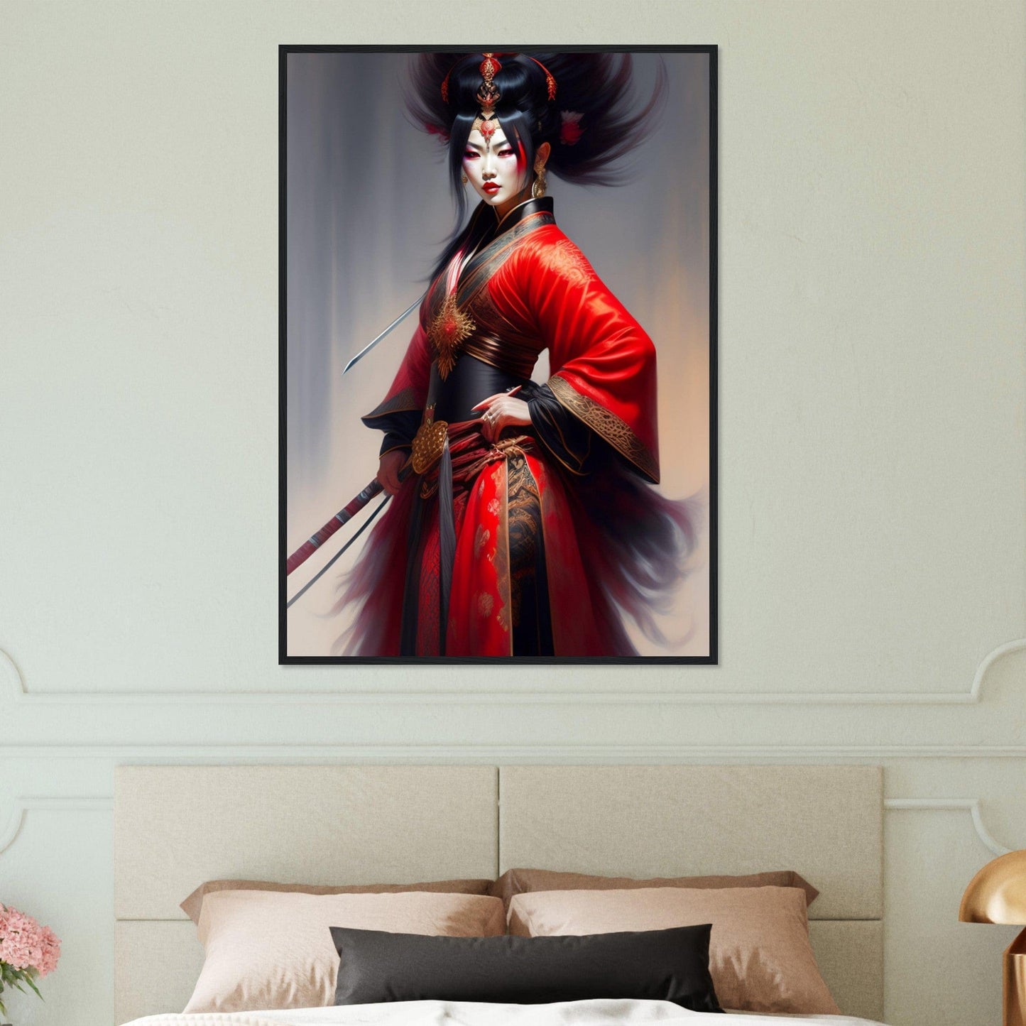 Canvanation Print Material 70x100 cm / 28x40″ Tableau Geisha Kabuki