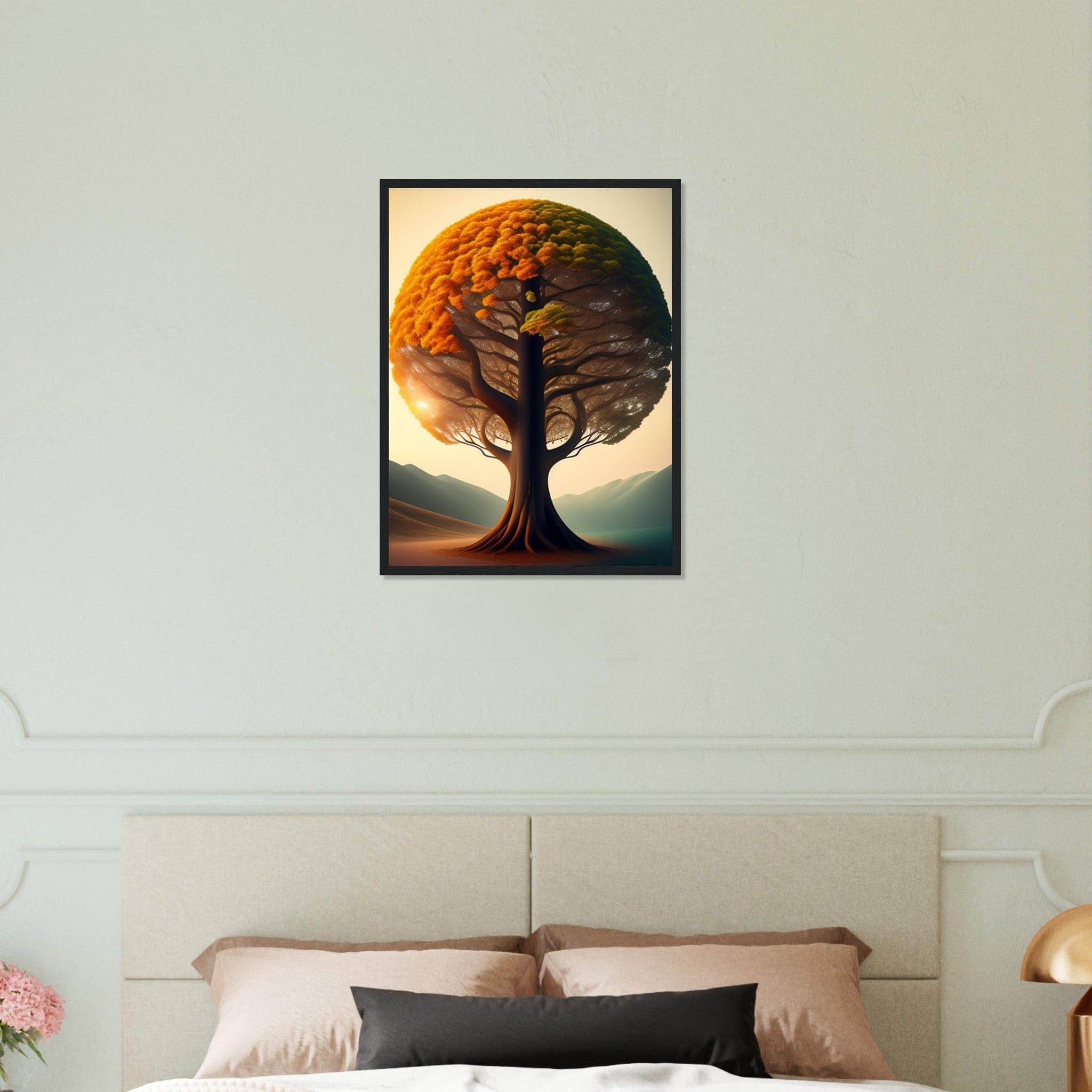 Canvanation Print Material 45x60 cm / 18x24″ Tableau Arbre De Vie L'Arbre de la Vie au Cœur de la Métropole