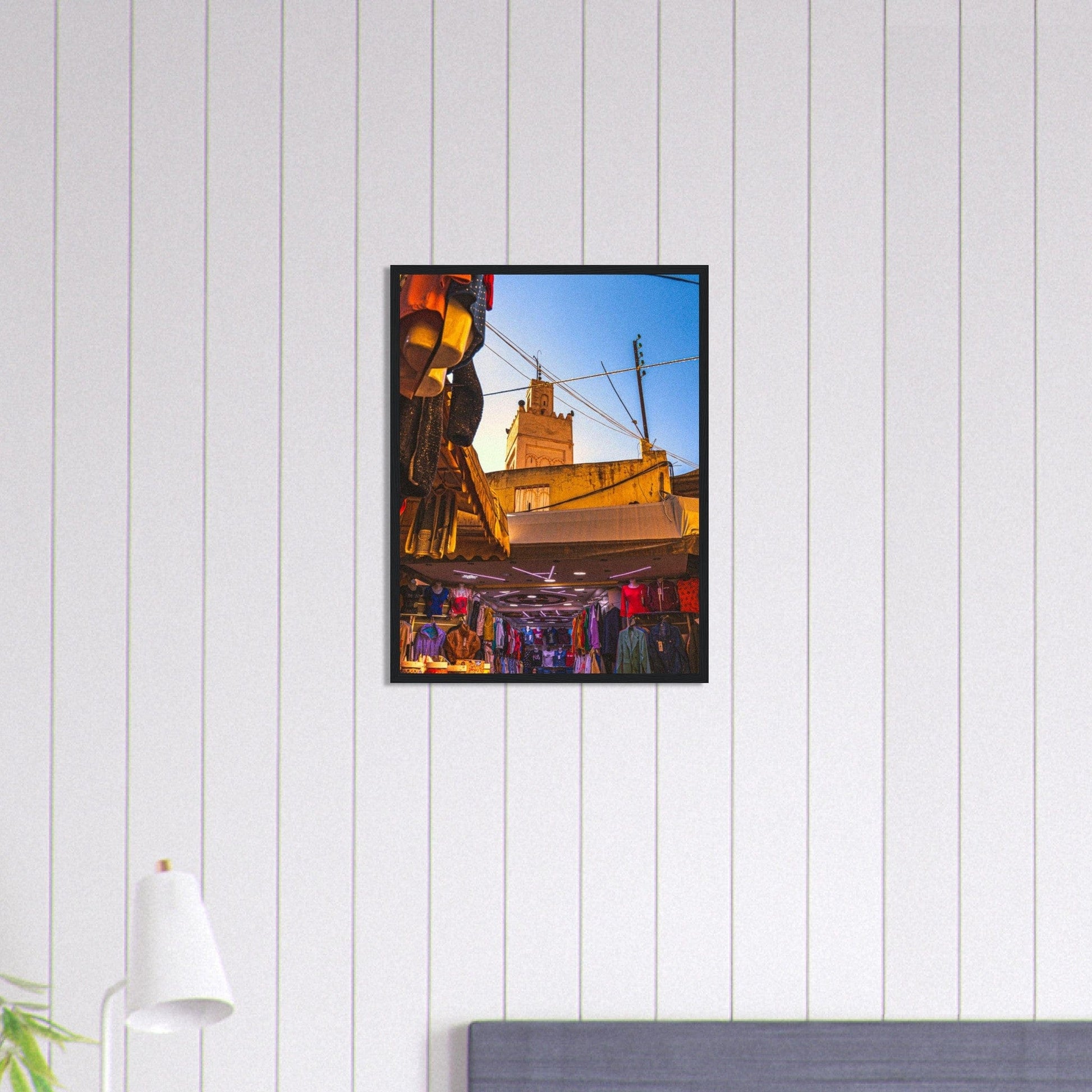 Canvanation Print Material Tableau Style Marocain