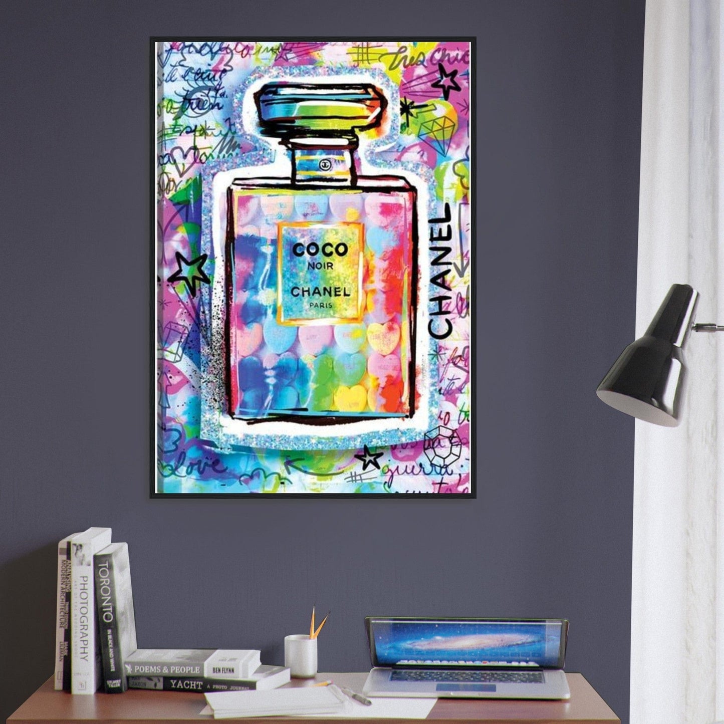 Canvanation Print Material Tableau Chanel Numéro 5 Multicolore