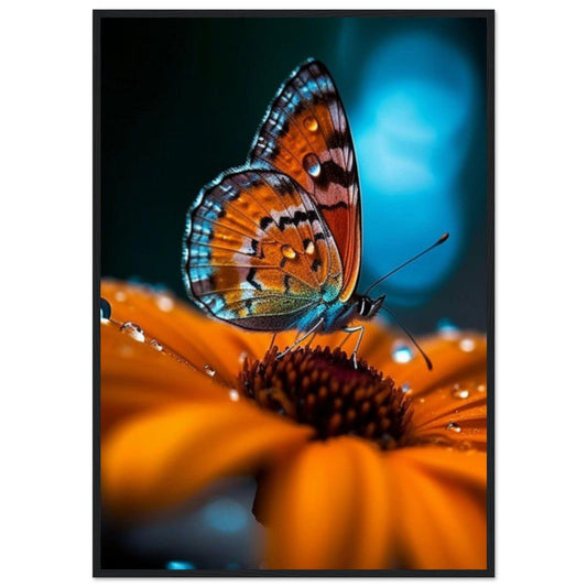 Gelato Print Material 70x100 cm / 28x40″ Peinture Fleurs Et Papillons