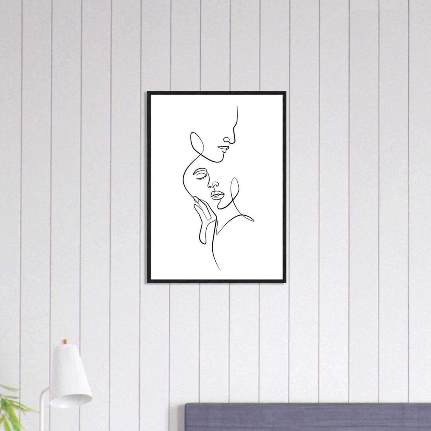 Canvanation Print Material 50x70 cm / 20x28″ Tableau Couple Passion en couleurs