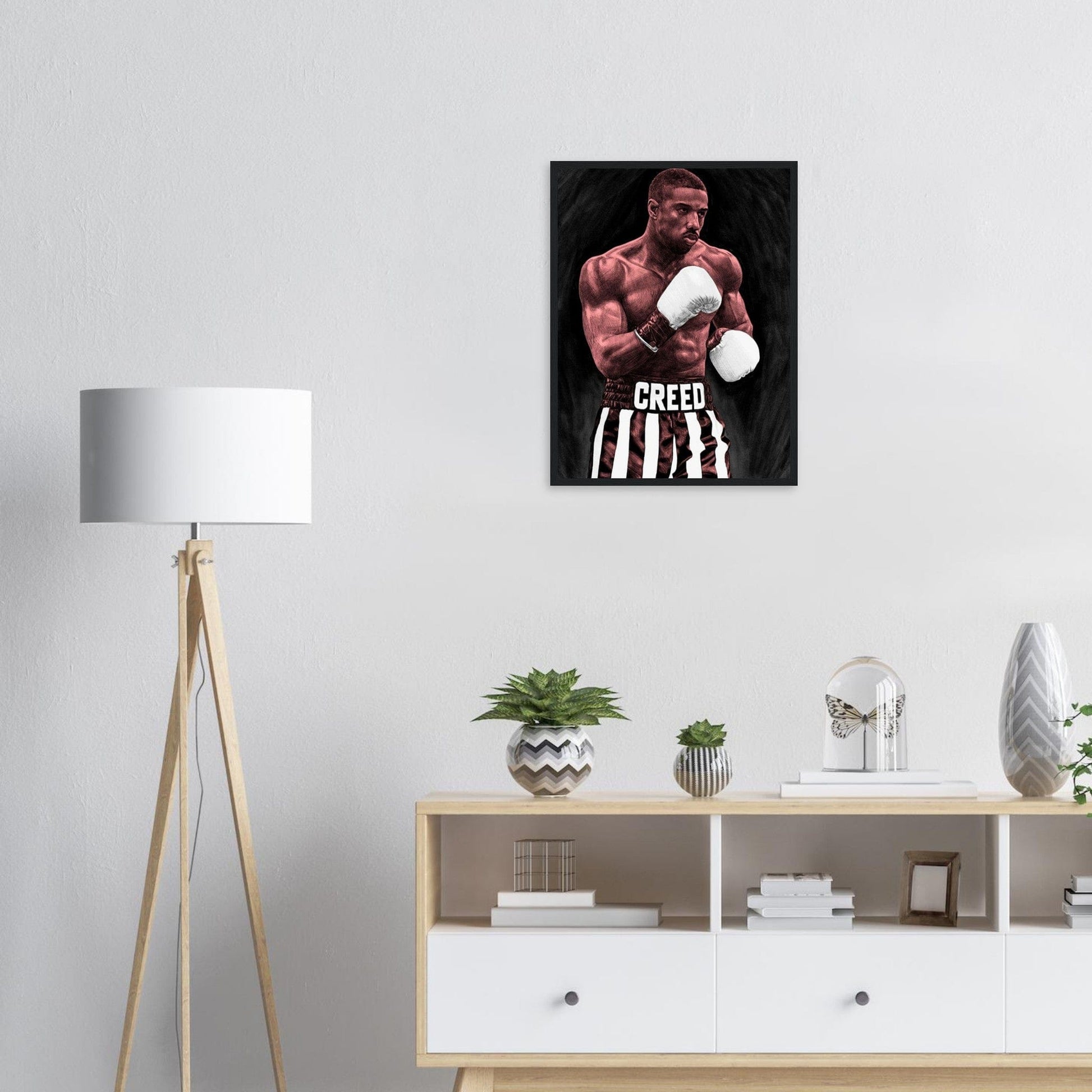 Canvanation Print Material Tableau Boxe Michael B Jordan