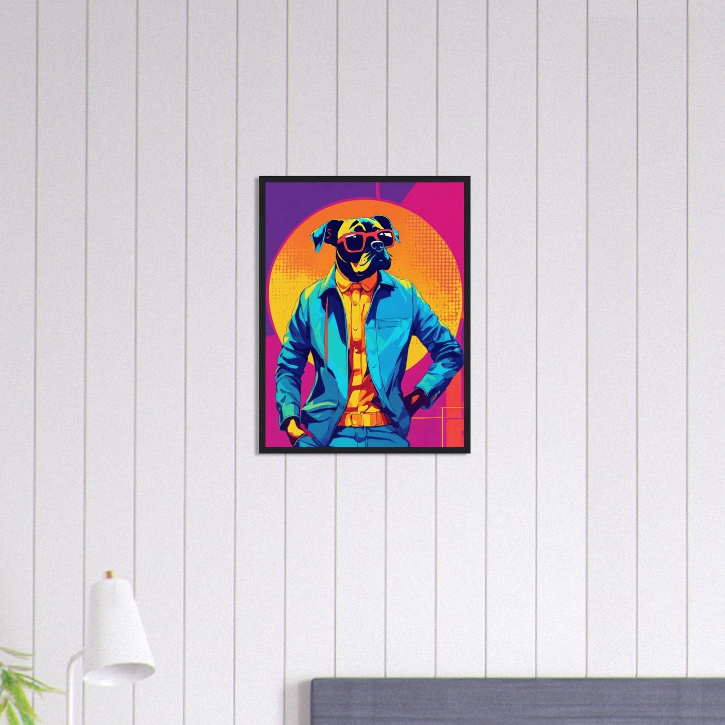 Canvanation Print Material 45x60 cm / 18x24″ Tableau Chien Pelage Doré