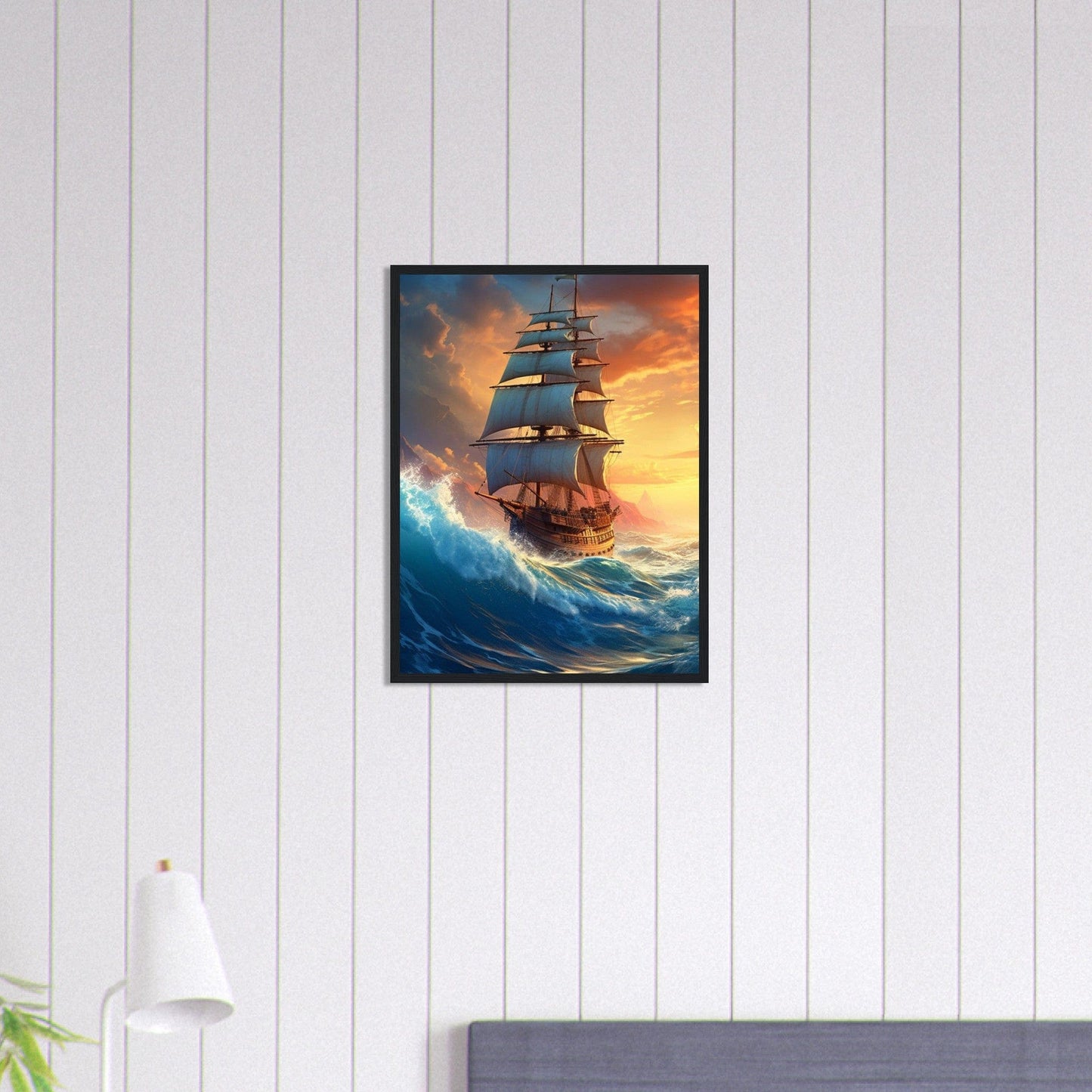 Gelato Print Material Peinture Voilier Moderne