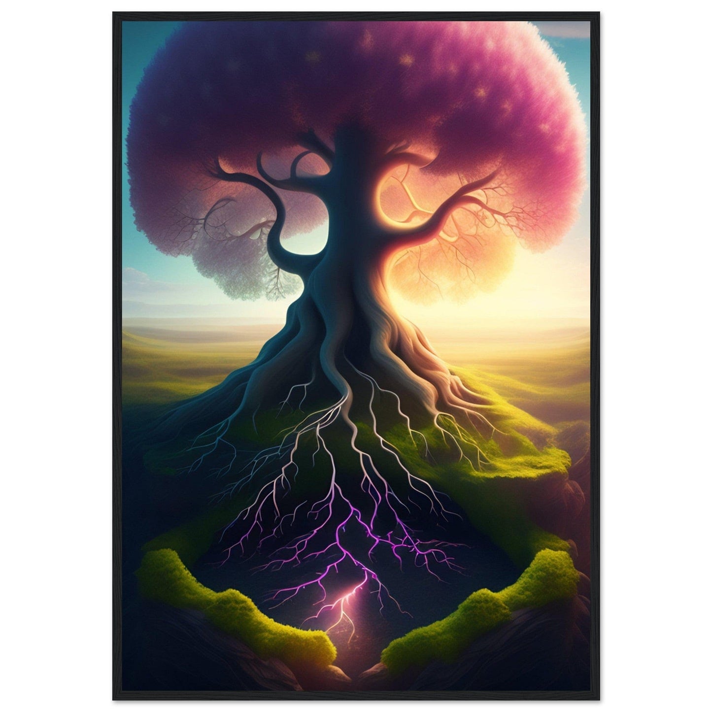 Canvanation Print Material 70x100 cm / 28x40″ Tableau L'arbre De Vie Klimt