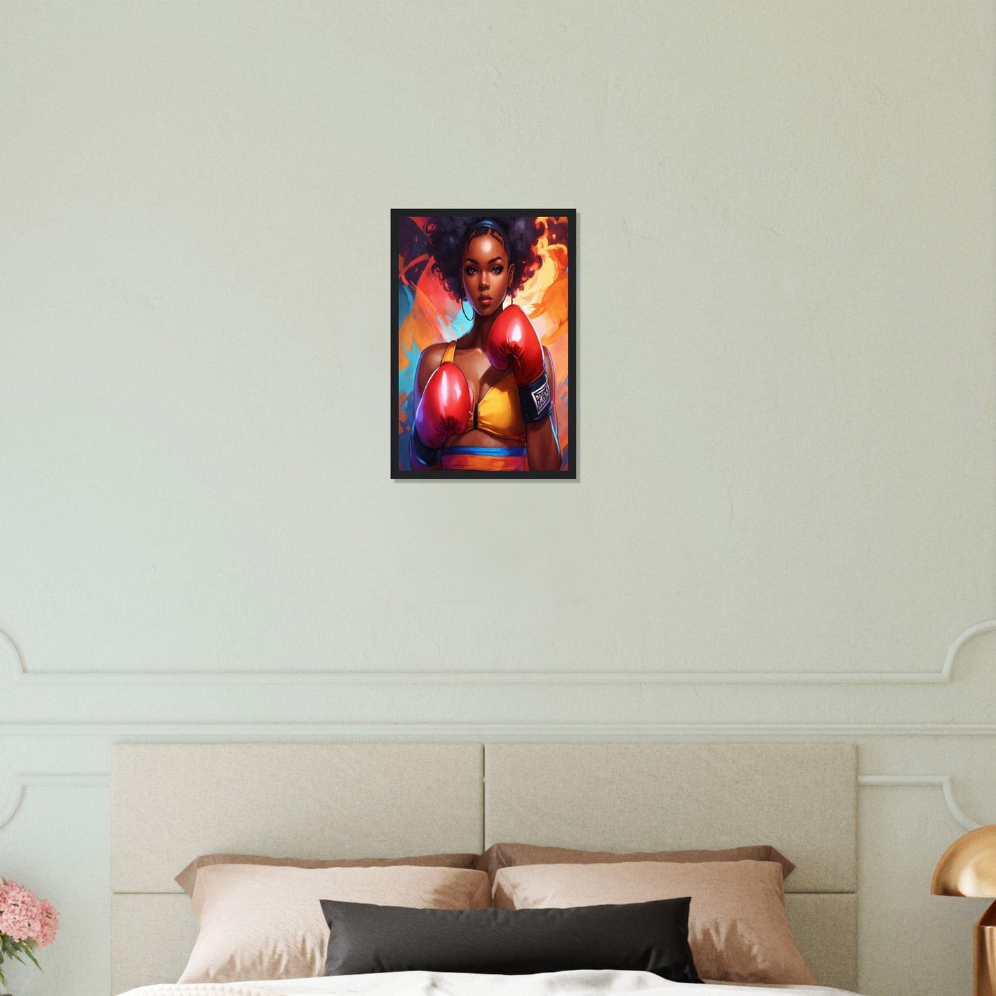 Canvanation Print Material 30x45 cm / 12x18″ Tableau Boxe Léa