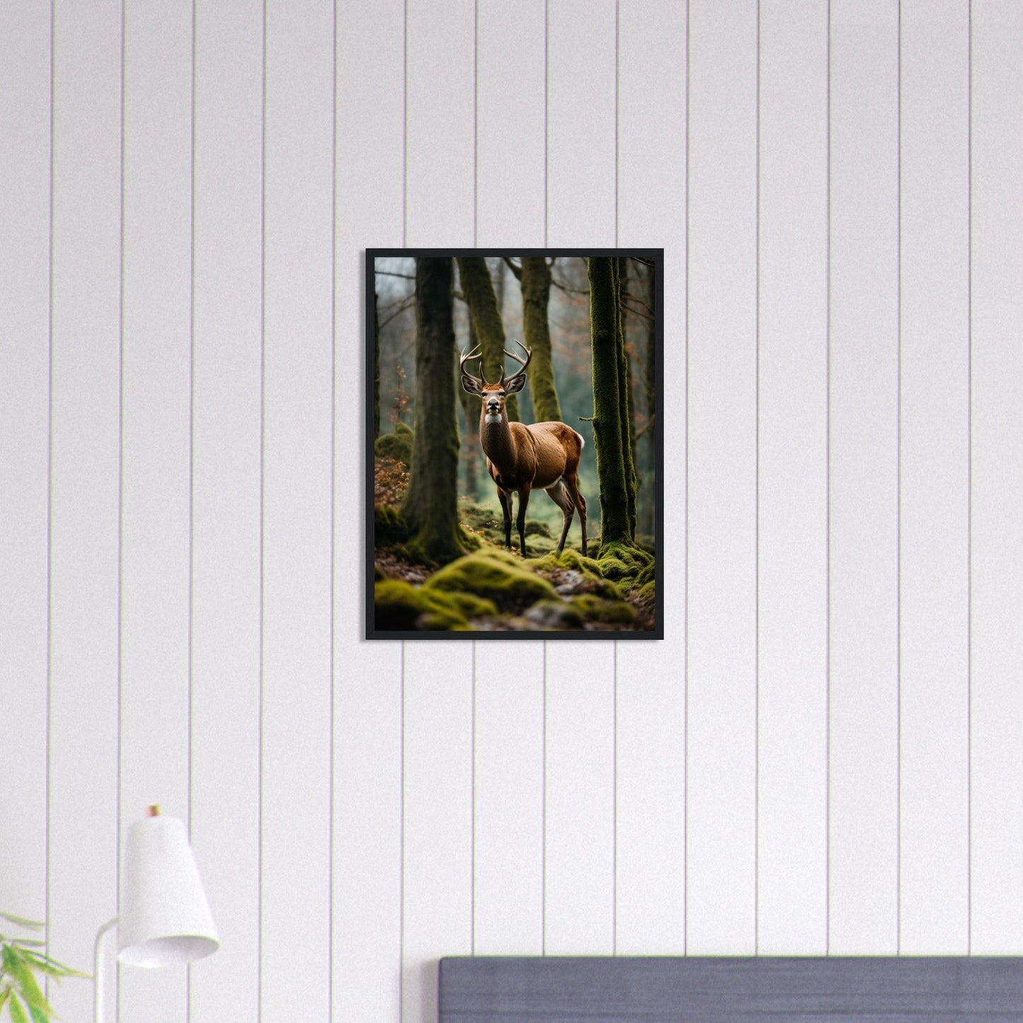 Canvanation Print Material 45x60 cm / 18x24″ Tableau Cerf Sérénité Sauvage