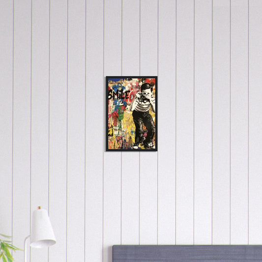 Canvanation Print Material 30x45 cm / 12x18″ Tableau Street Art Smile