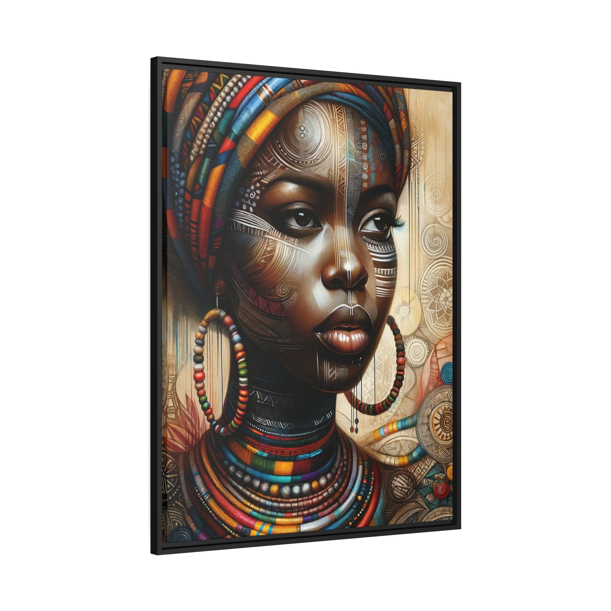 Printify Canvas Tableau "La force et la grâce : Beauté africaine au féminin"