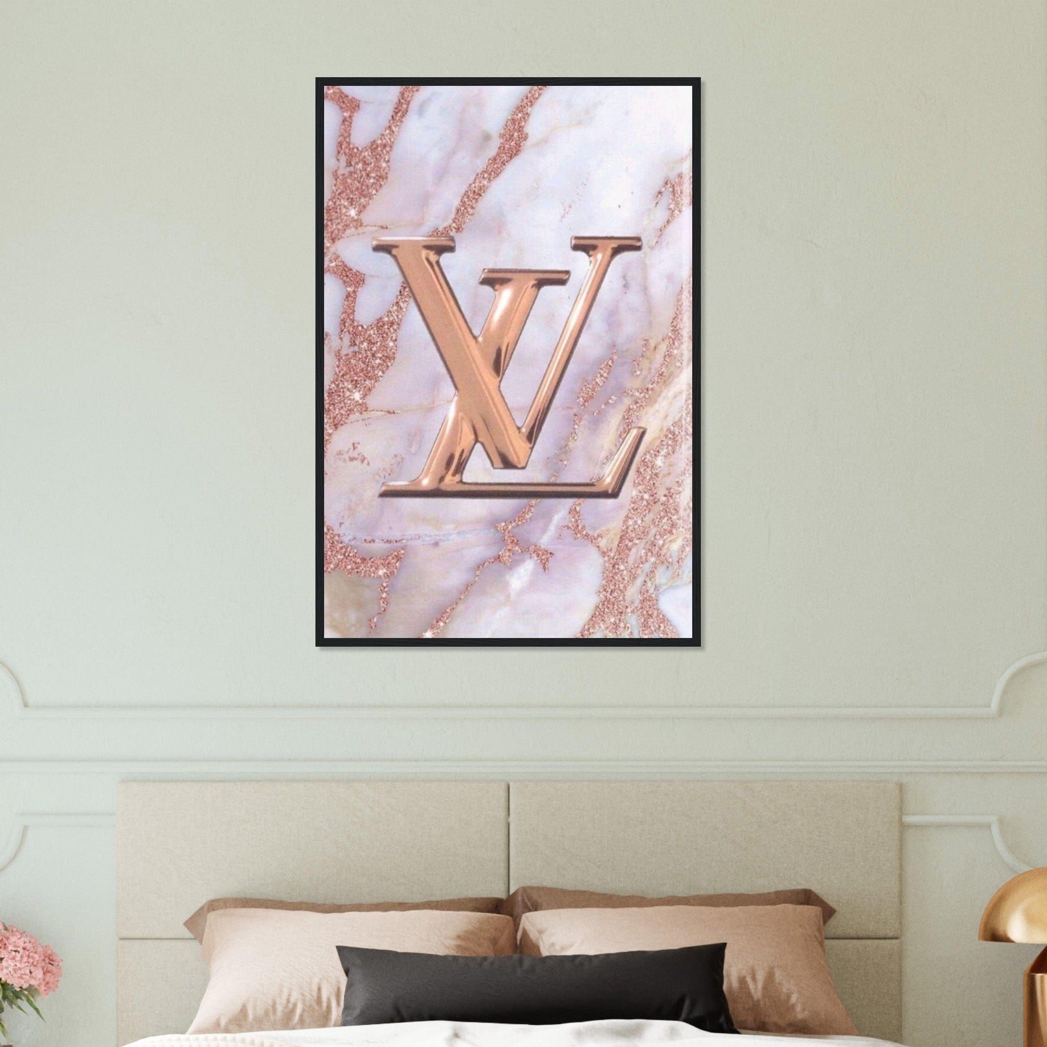 Canvanation Print Material 60x90 cm / 24x36″ Tableau Louis Vuitton Marbre