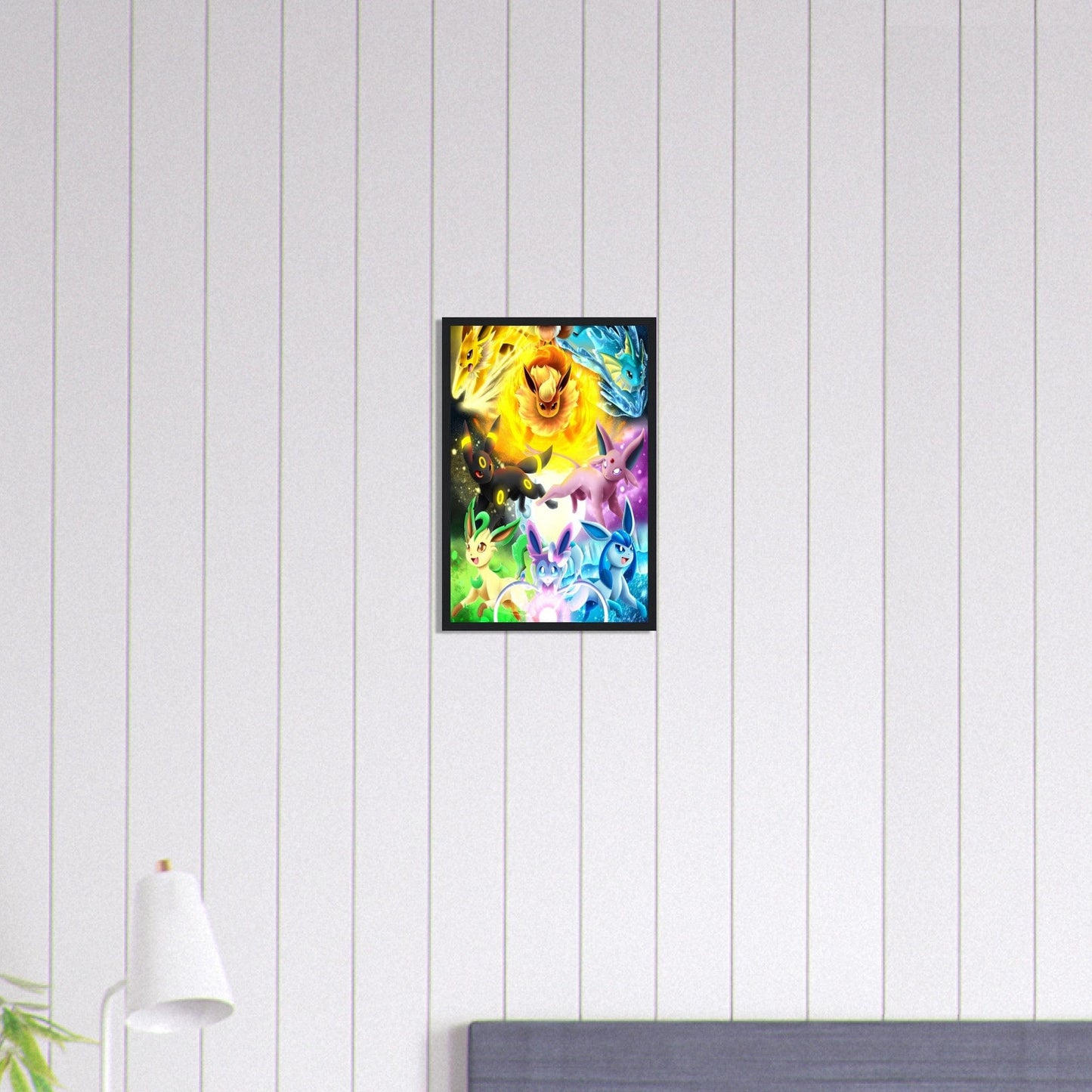 Canvanation Print Material 30x45 cm / 12x18″ Tableau Personnages Pokémon - Chambre Enfant