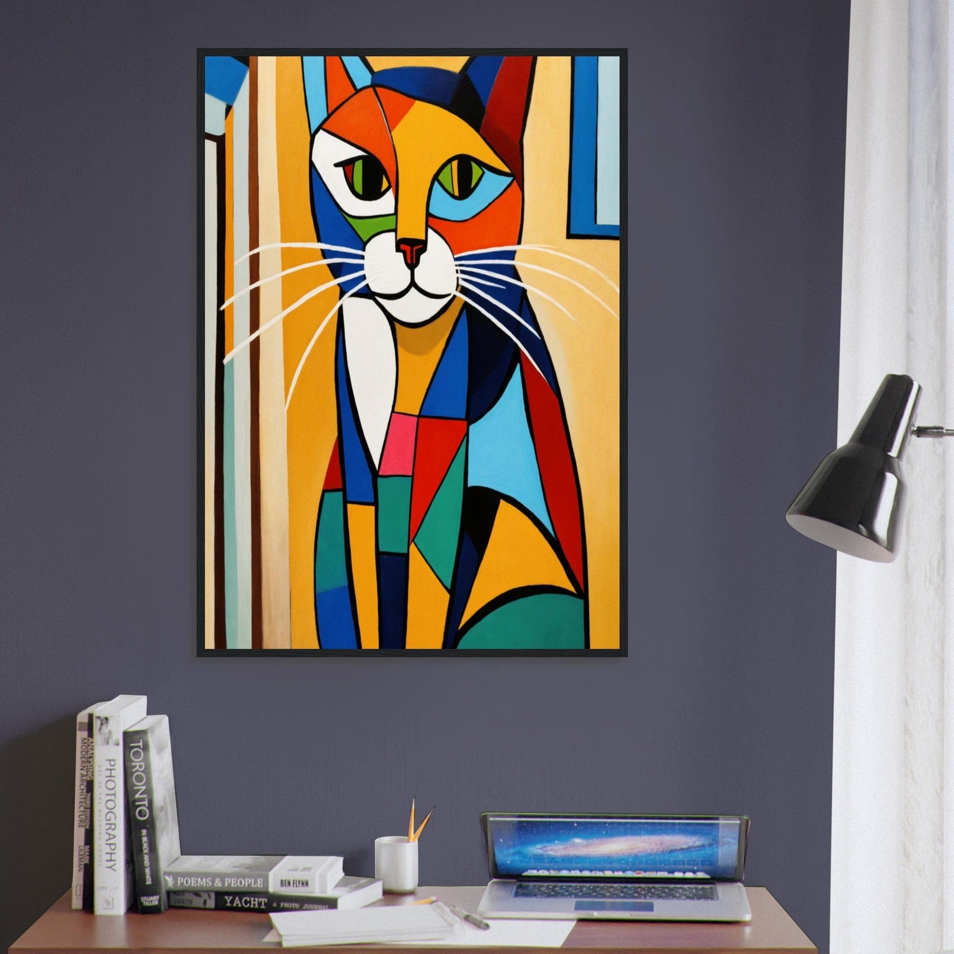 Canvanation Print Material Tableau Chat Chasseur De Rêves