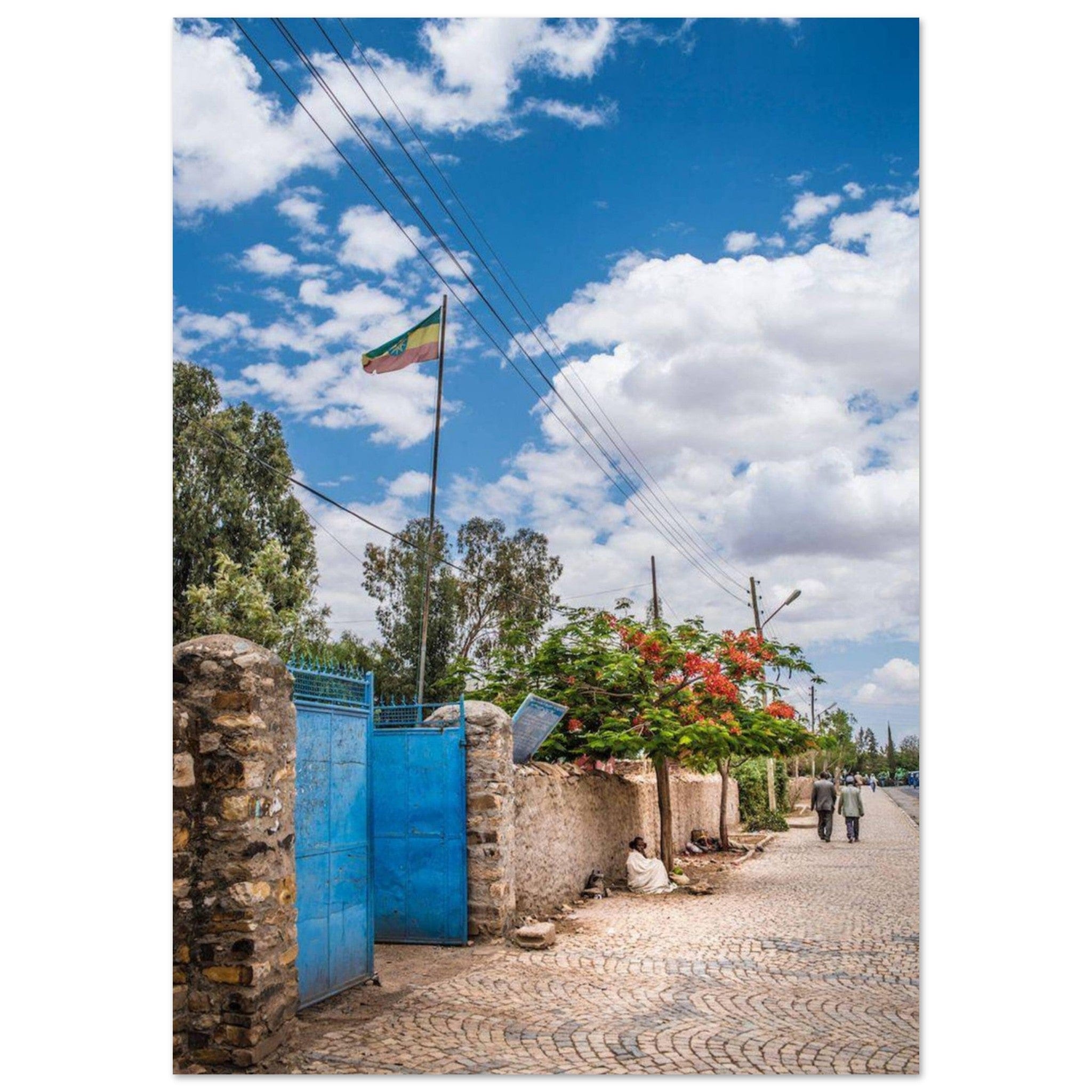 Gelato Print Material A1 (59.4 x 84.1 cm) Affiche Africain Ethiopie Ville