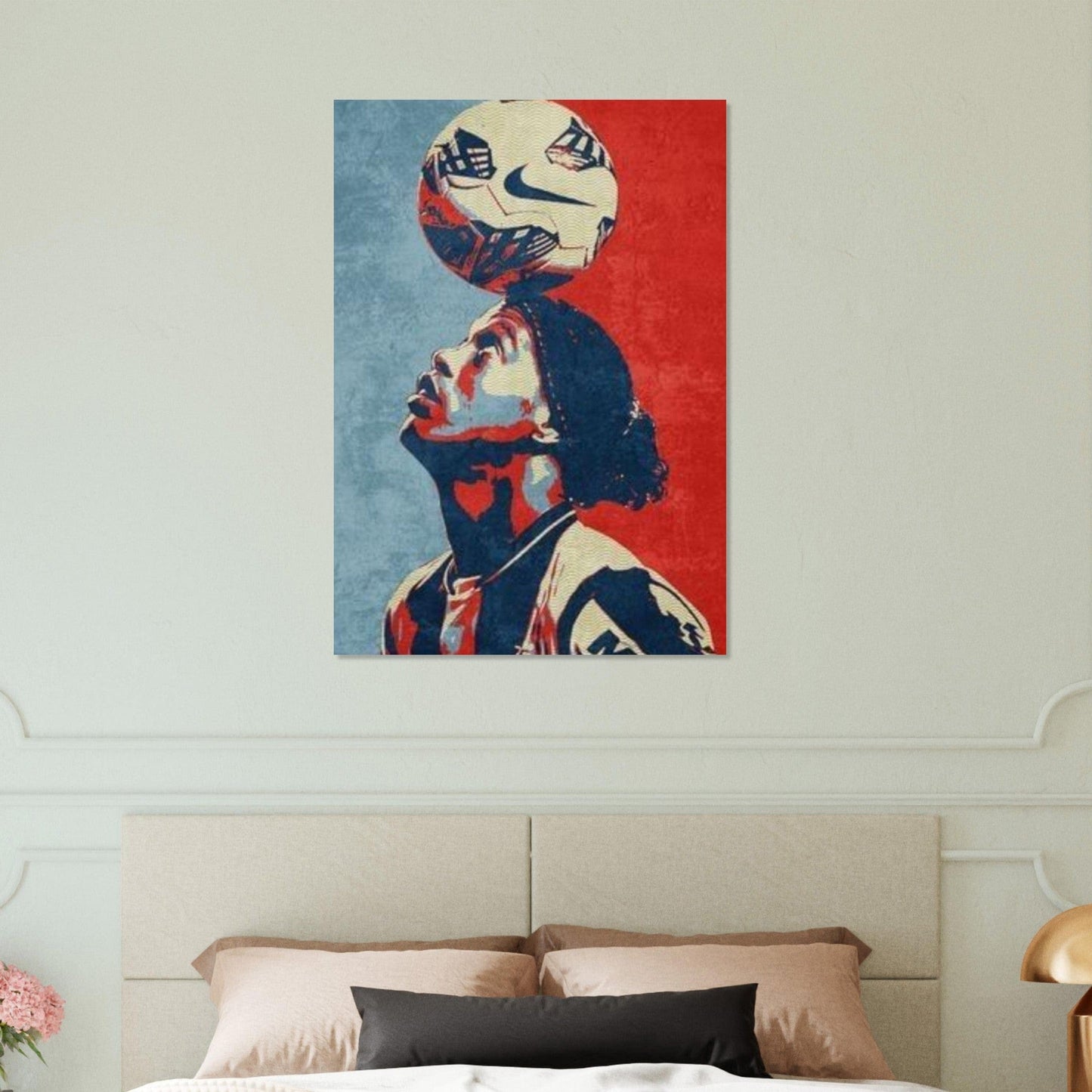 Gelato Print Material Poster Joueur De Foot