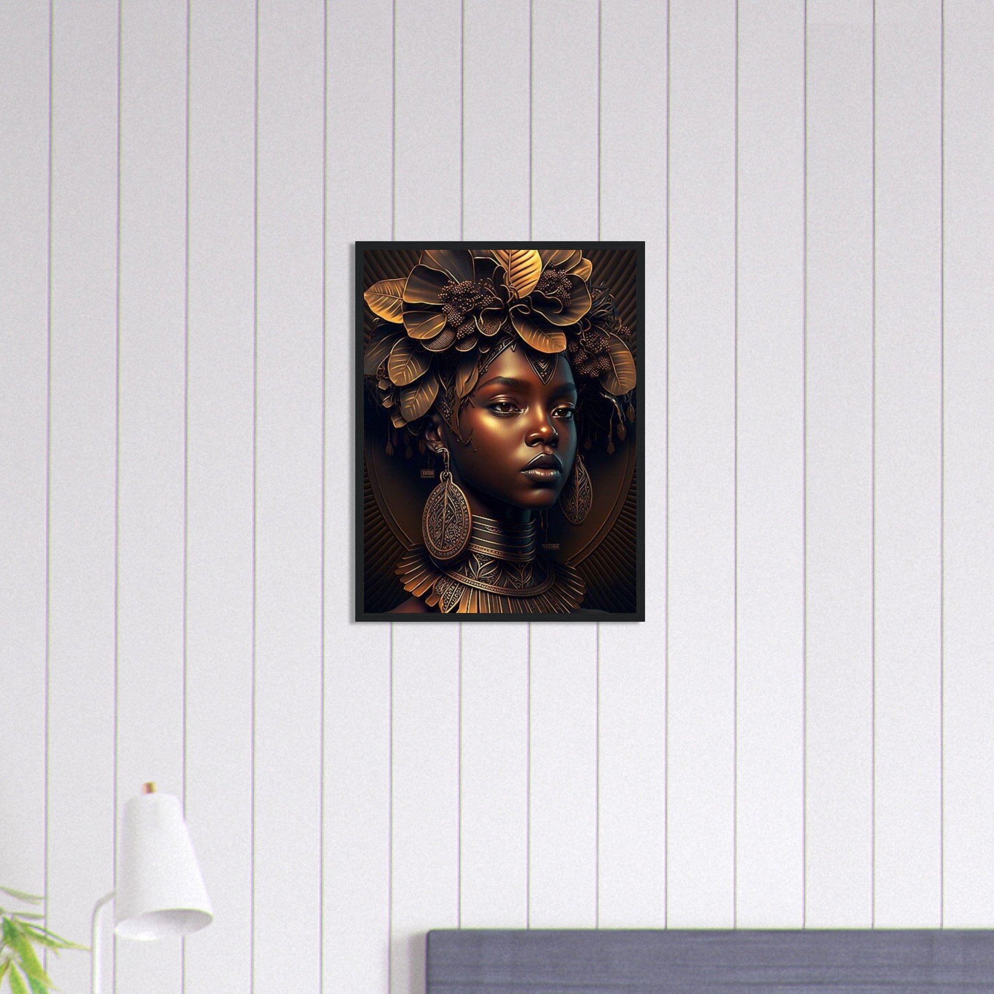 Canvanation Print Material Tableau Peinture Africain Femme