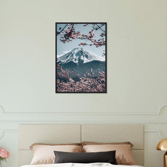Canvanation Print Material 50x70 cm / 20x28″ Tableau Mont Fudji Fleur Cerisier