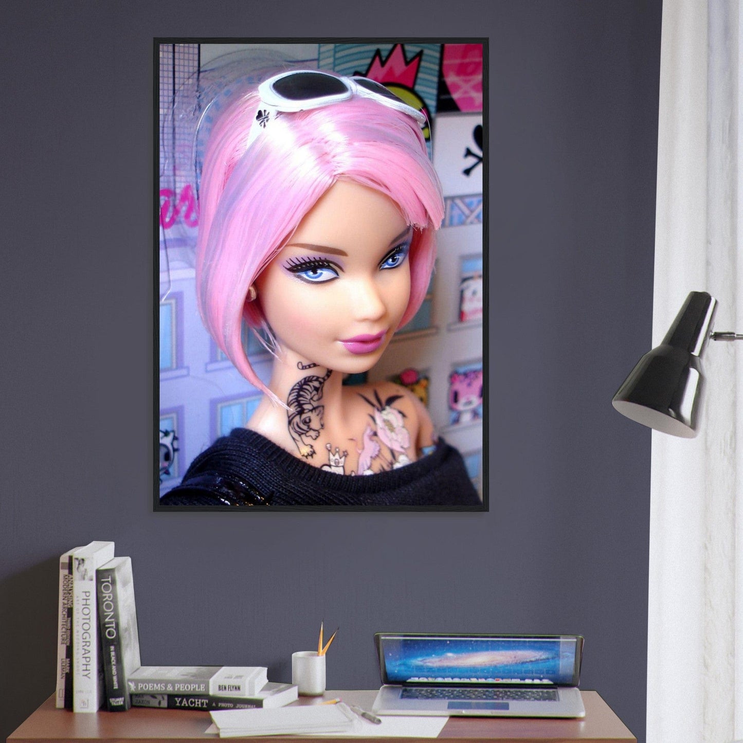 Canvanation Print Material Tableau Barbie Street Art
