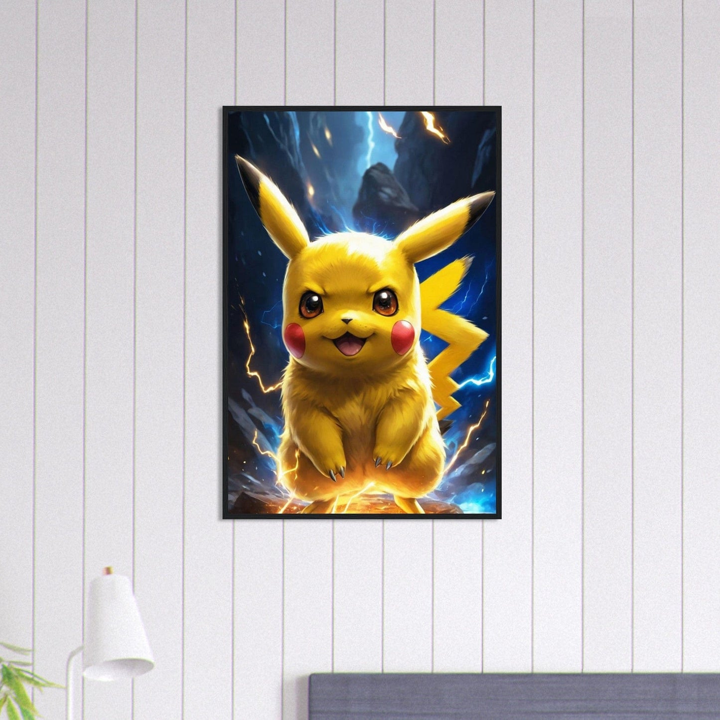 Canvanation Print Material 60x90 cm / 24x36″ Tableau Pokémon Pikachu Evolution