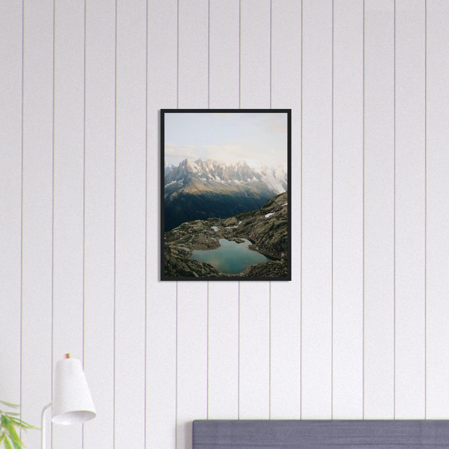 Canvanation Print Material Cadre Paysage Montagne Lac
