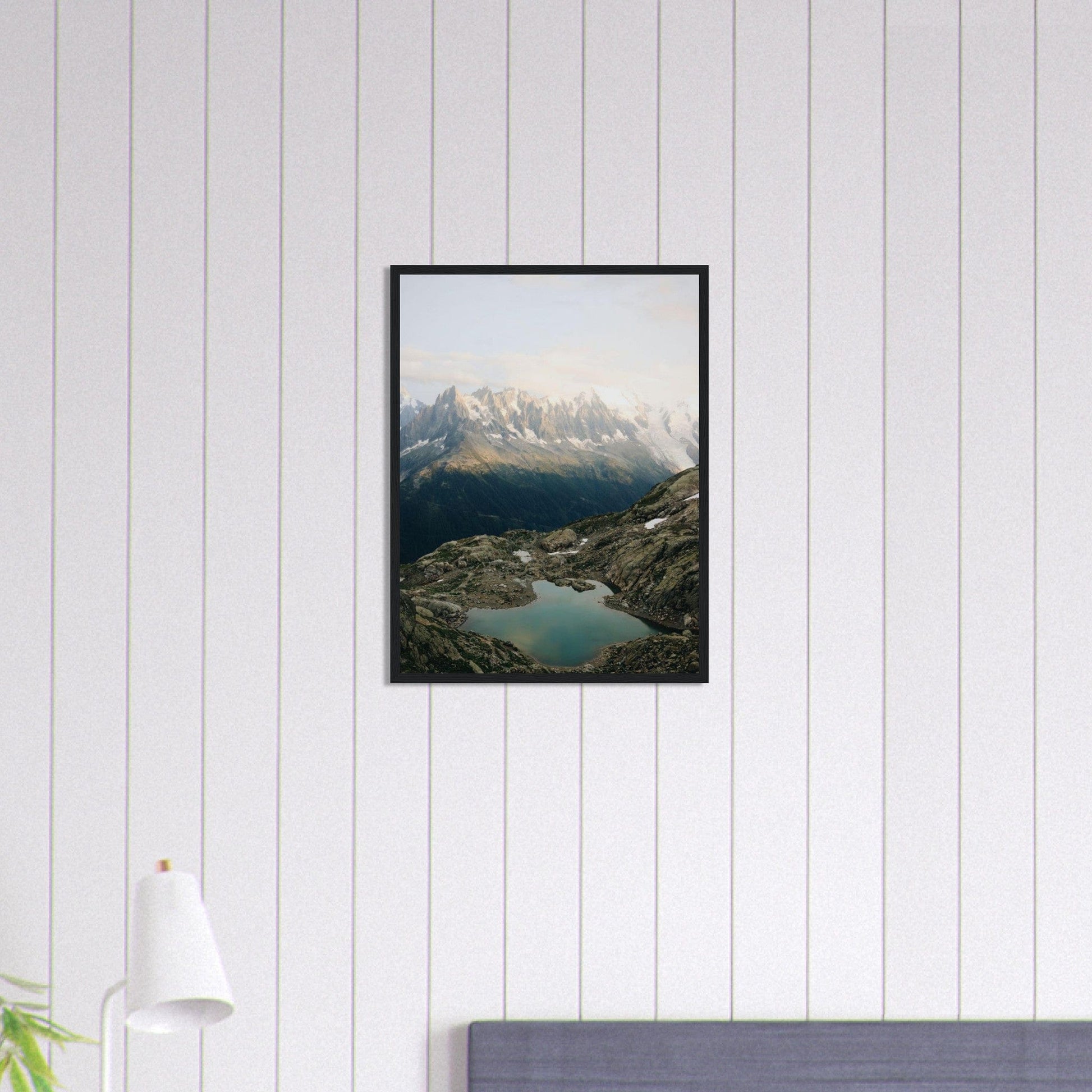 Canvanation Print Material Cadre Paysage Montagne Lac