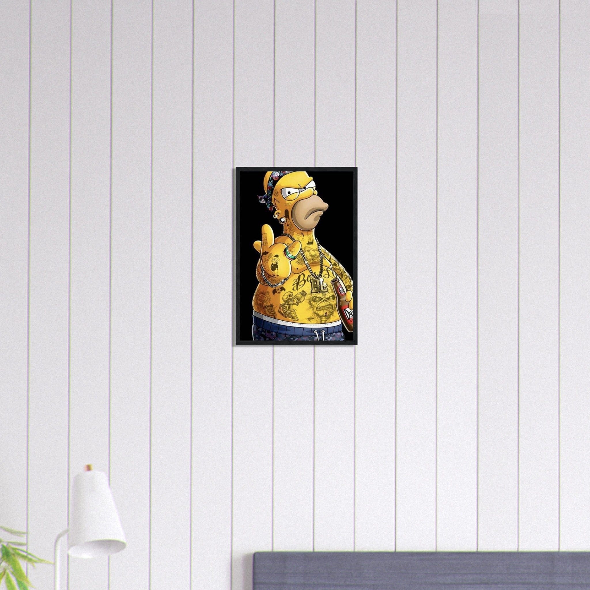 Canvanation Print Material 30x45 cm / 12x18″ Tableau Simpson Tatoué