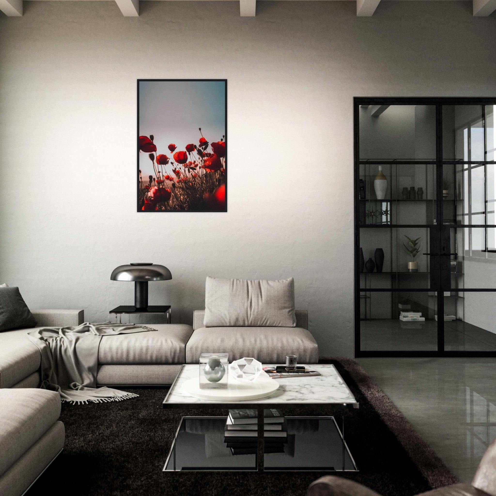 Canvanation Print Material Tableau Les Coquelicots