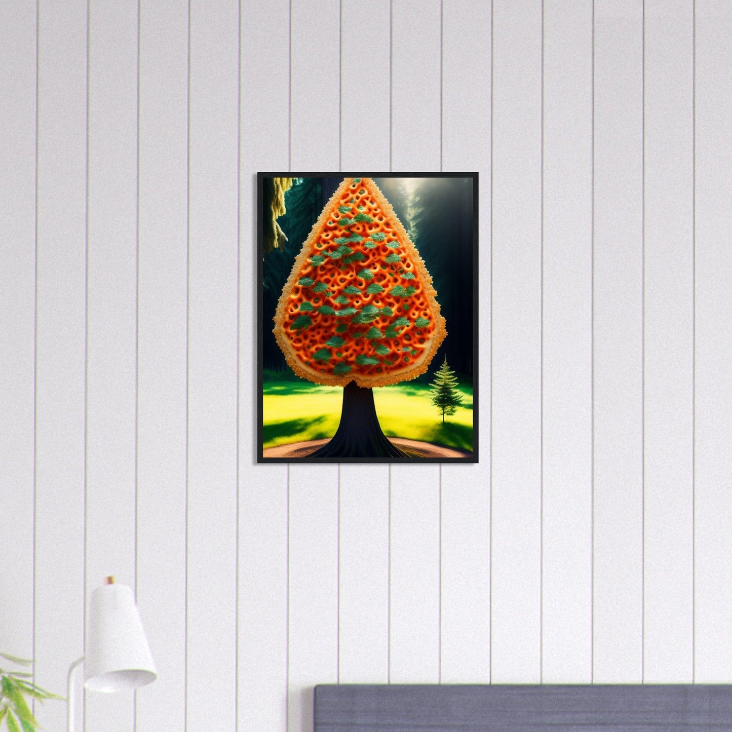 Canvanation Print Material Tableau Arbre De Vie Rouge